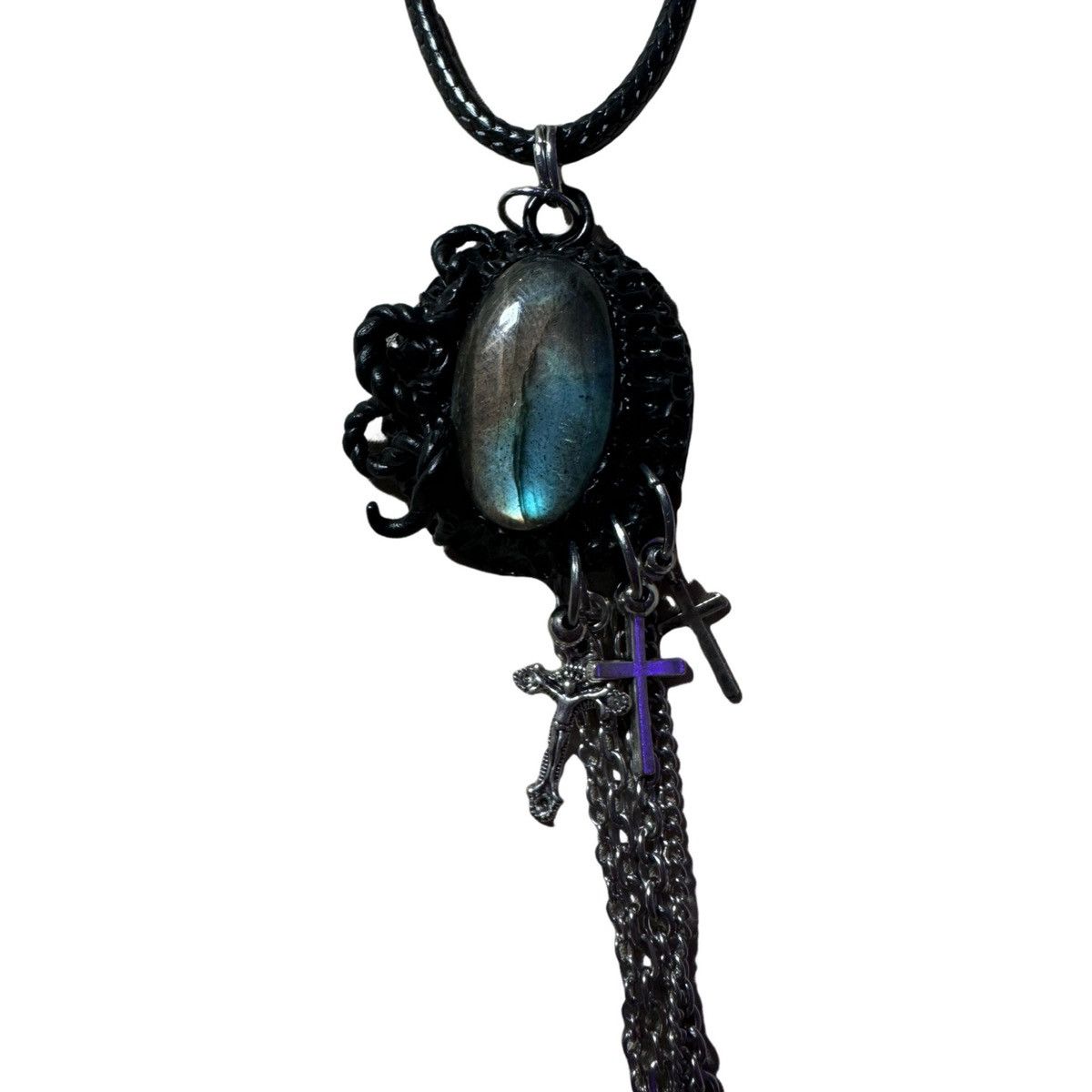 KMRii VY001 Cthulhu Crucifix Necklace Size ONE SIZE - 3 Thumbnail