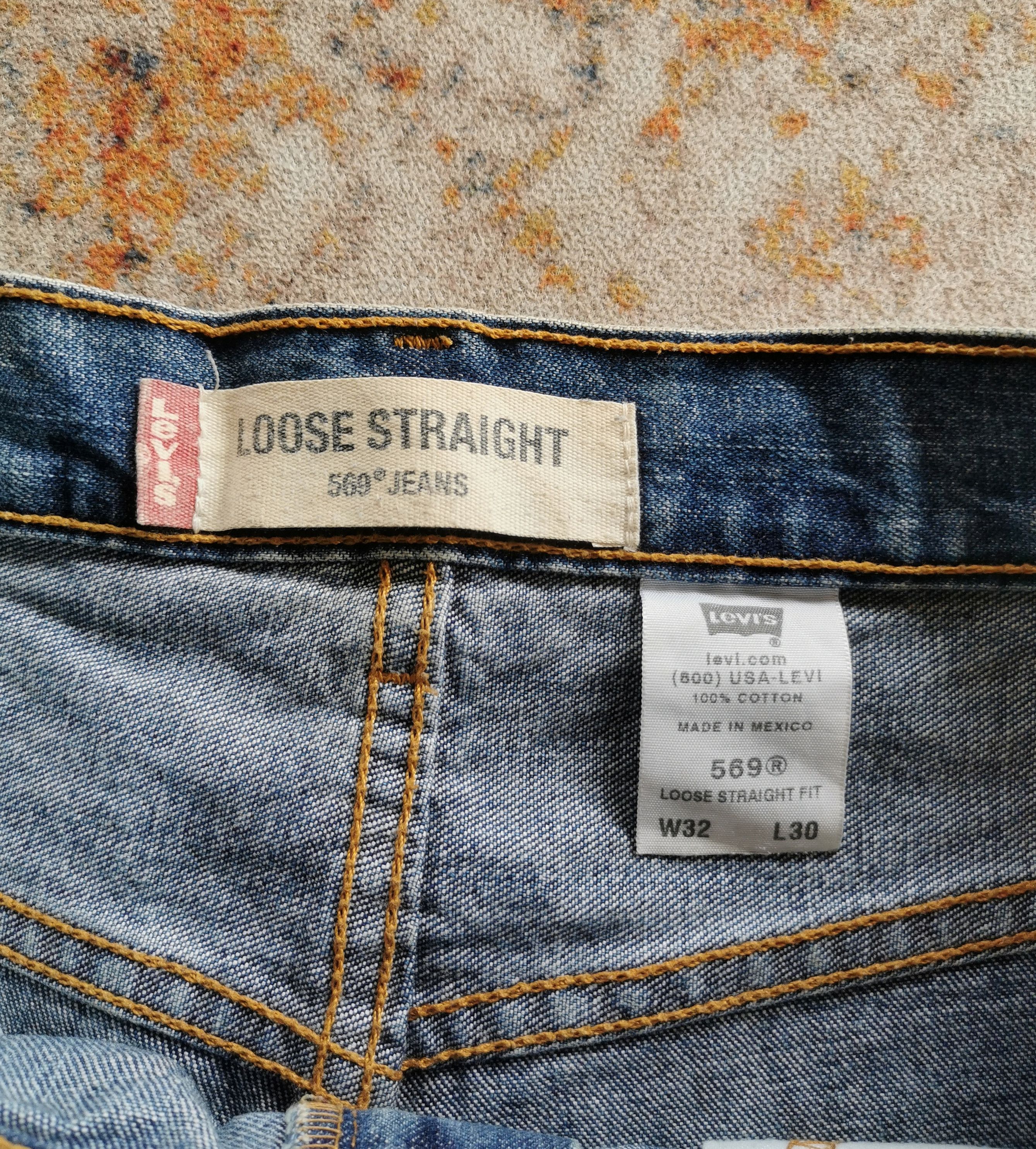 Levi's Vintage Levis Loose Straight 569 Jeans Size US 34 / EU 50 - 2 Thumbnail