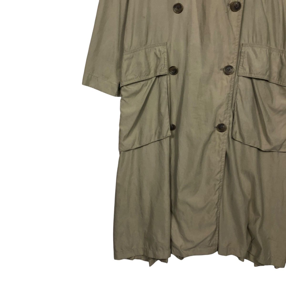 DKNY × Japanese Brand 🔥VINTAGE LONG JACKET DKNY BONDAGE PARACHUTE BIG LOGO LINING Size US M / EU 48-50 / 2 - 6 Thumbnail