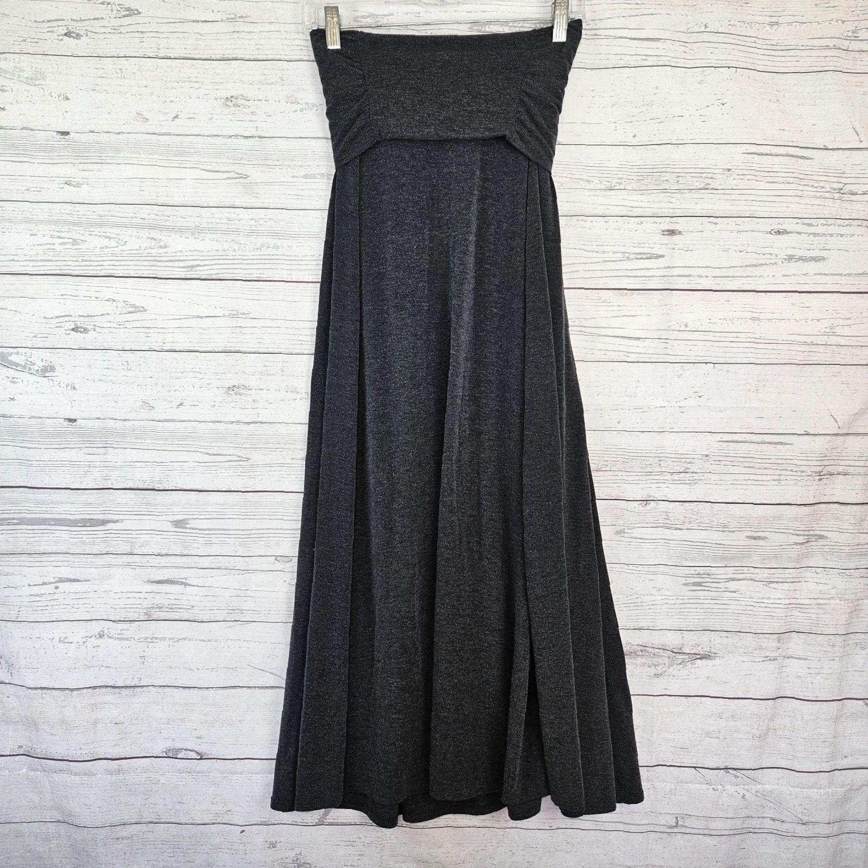 Athleta Athleta Womens Convertible Maxi Skirt Strapless Dress XS Gray Maxi Dress Skirt Womens XS Gray Size 26" / US 2 / IT 38 - 2 Thumbnail