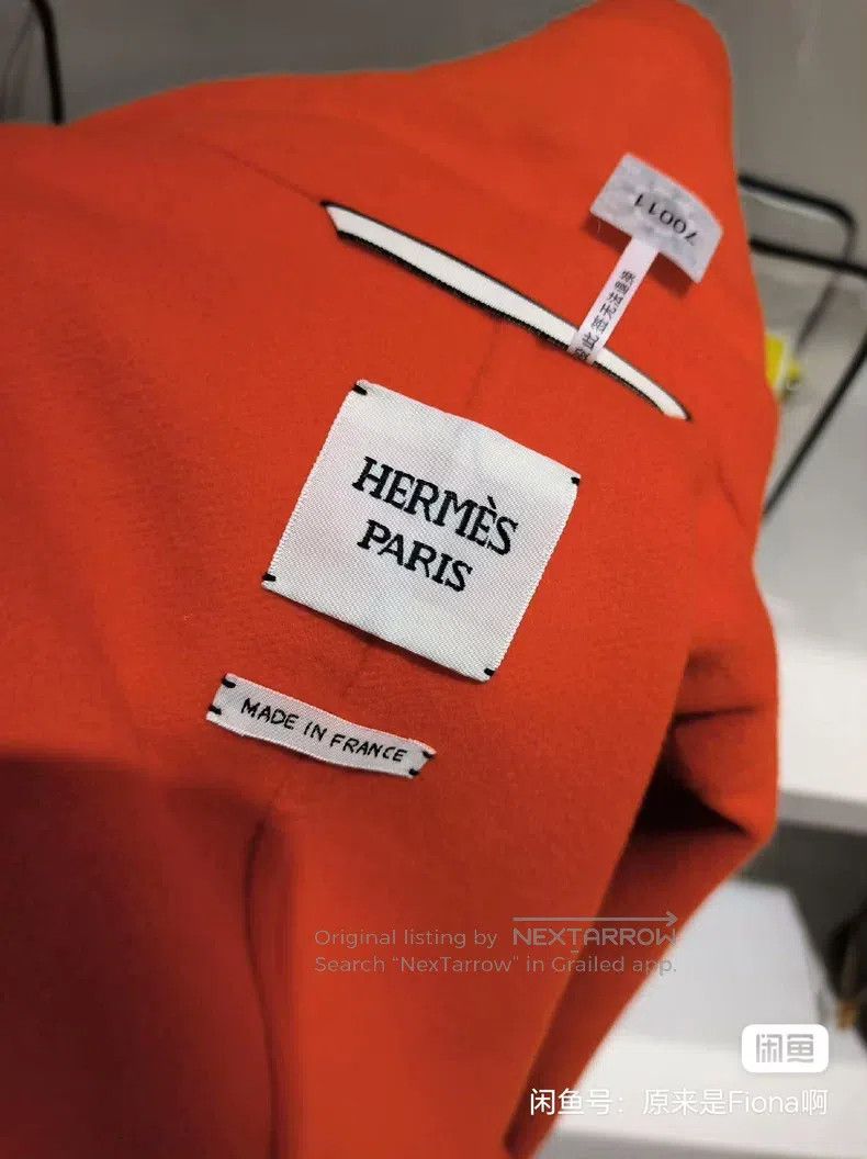 Hermes Hermes Orange coat Size XS / US 0-2 / IT 36-38 - 5 Thumbnail