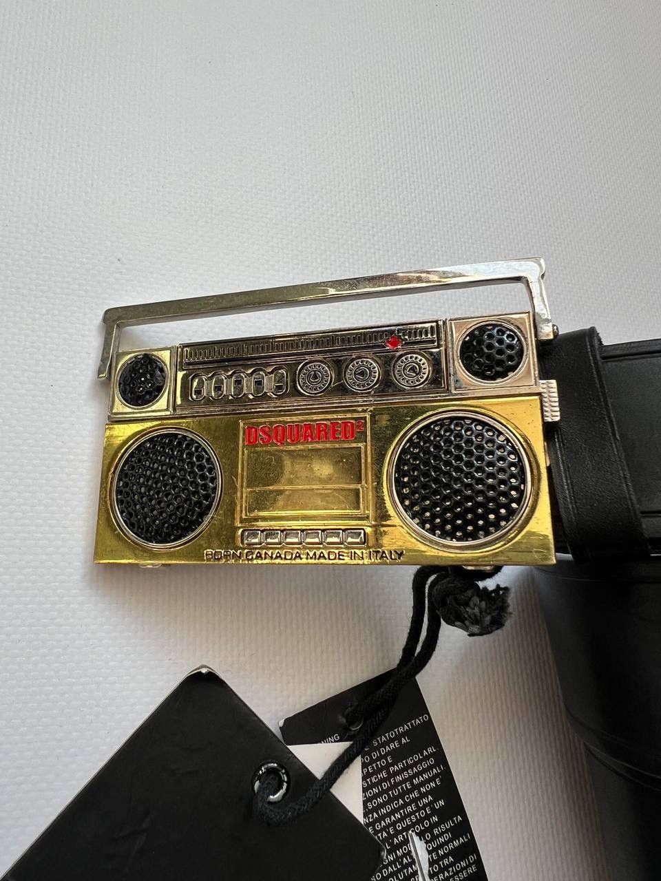 Dsquared2 × Japanese Brand × Vintage Vintage Dsquared belt boombox buckle punk rock Dsquared2 Size ONE SIZE - 4 Thumbnail