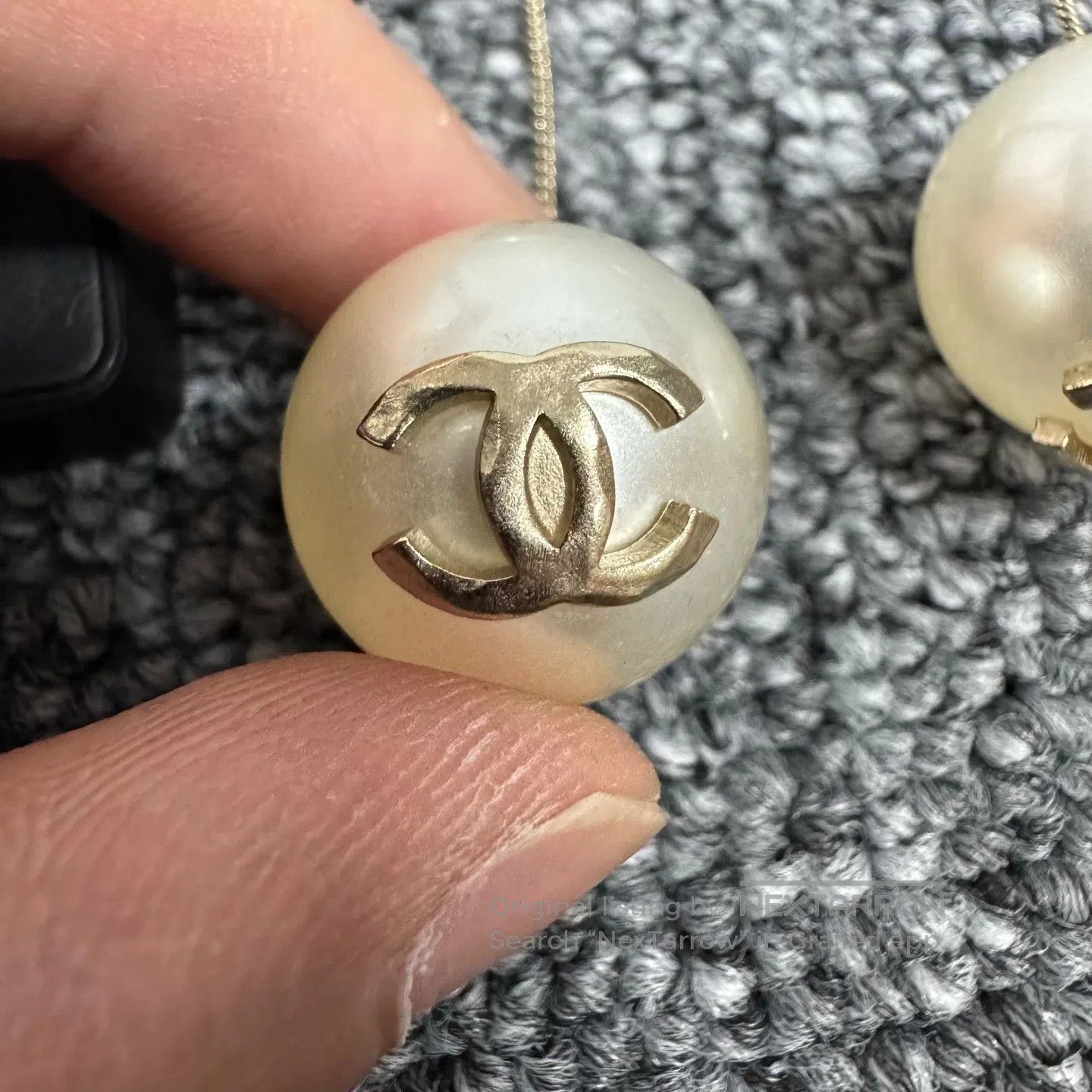 Chanel Chanel Double-C Earring Strands with Large and Small Pearl Size ONE SIZE - 3 Thumbnail