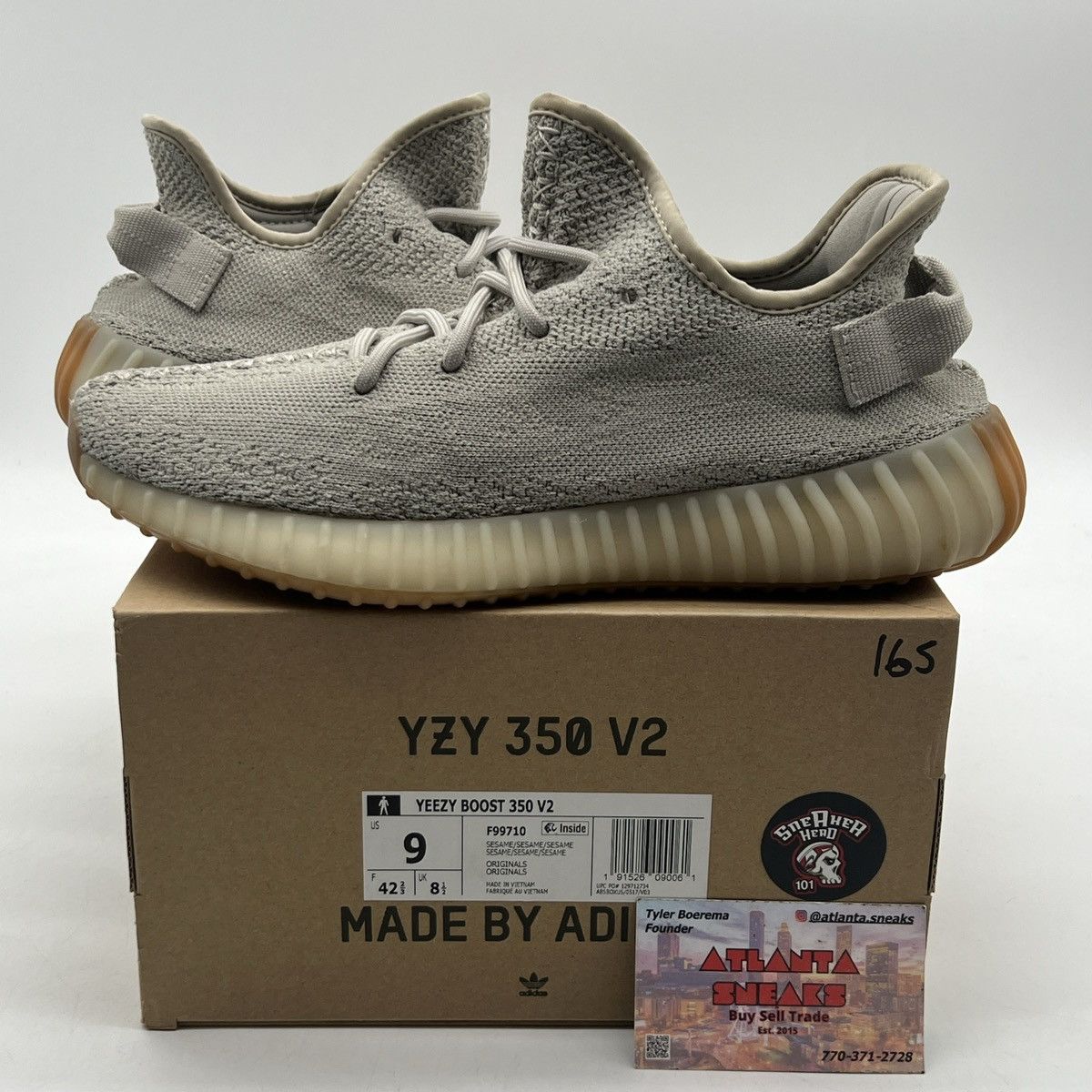 Adidas Yeezy boost 350 sesame Size US 9 / EU 42 - 1 Thumbnail