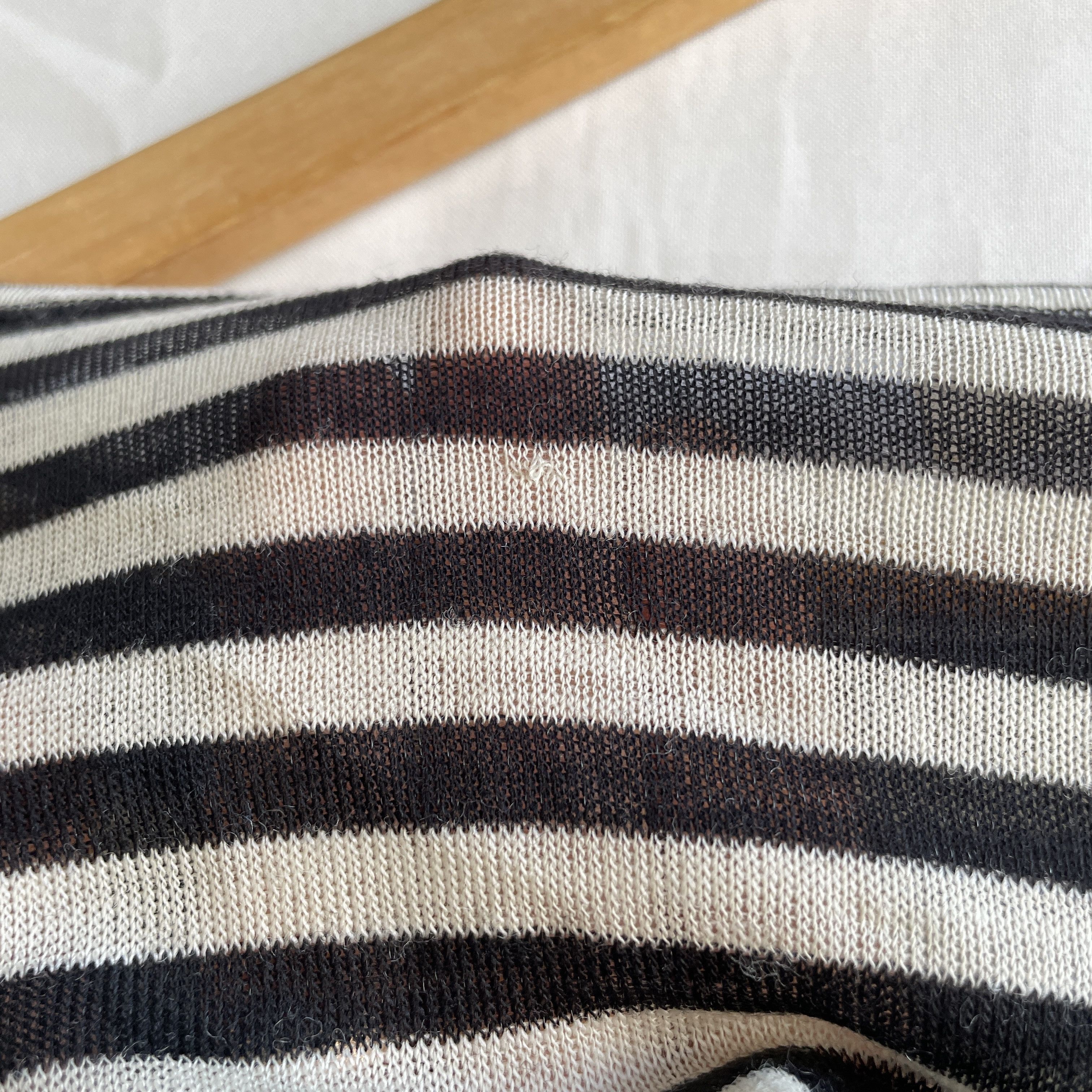 Other Jucca Women Striped Fleece Wool Oversized Lighweight Sweater Size M / US 6-8 / IT 42-44 - 7 Thumbnail