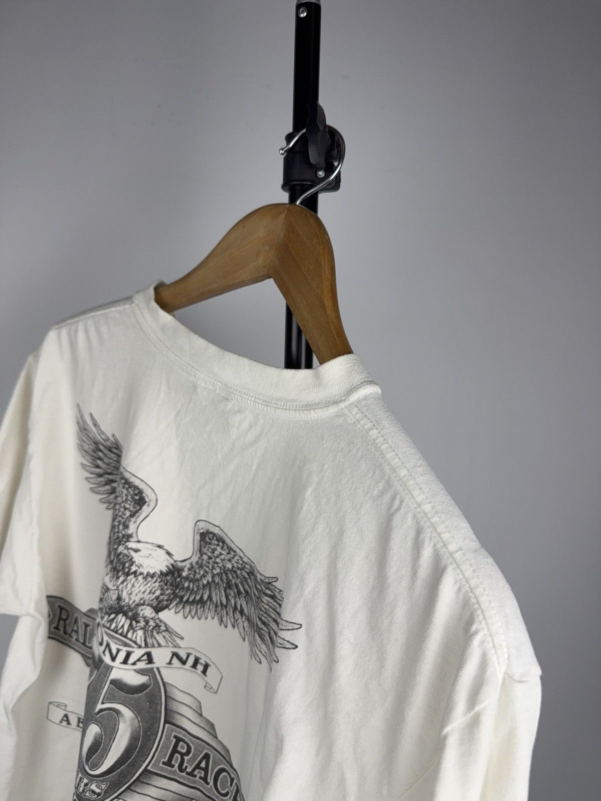 Vintage Vintage 1998 Laconia Moto Bike Week Eagle Biker T-Shirt USA Size US M / EU 48-50 / 2 - 18 Thumbnail