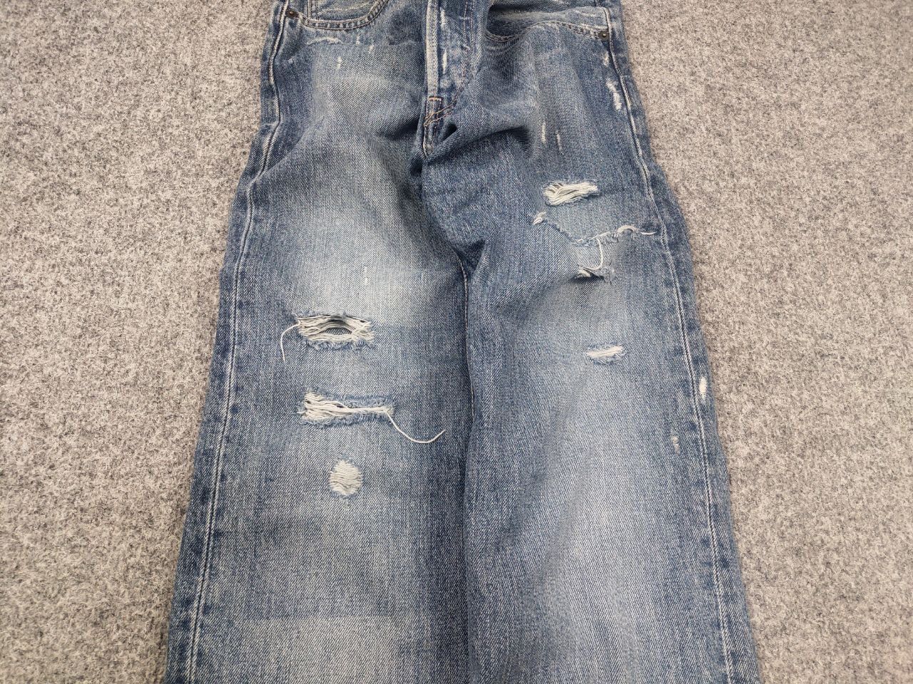Levi's Vintage Levis 501 Straight Button Faded Denim Jeans Retro Size US 33 - 5 Thumbnail