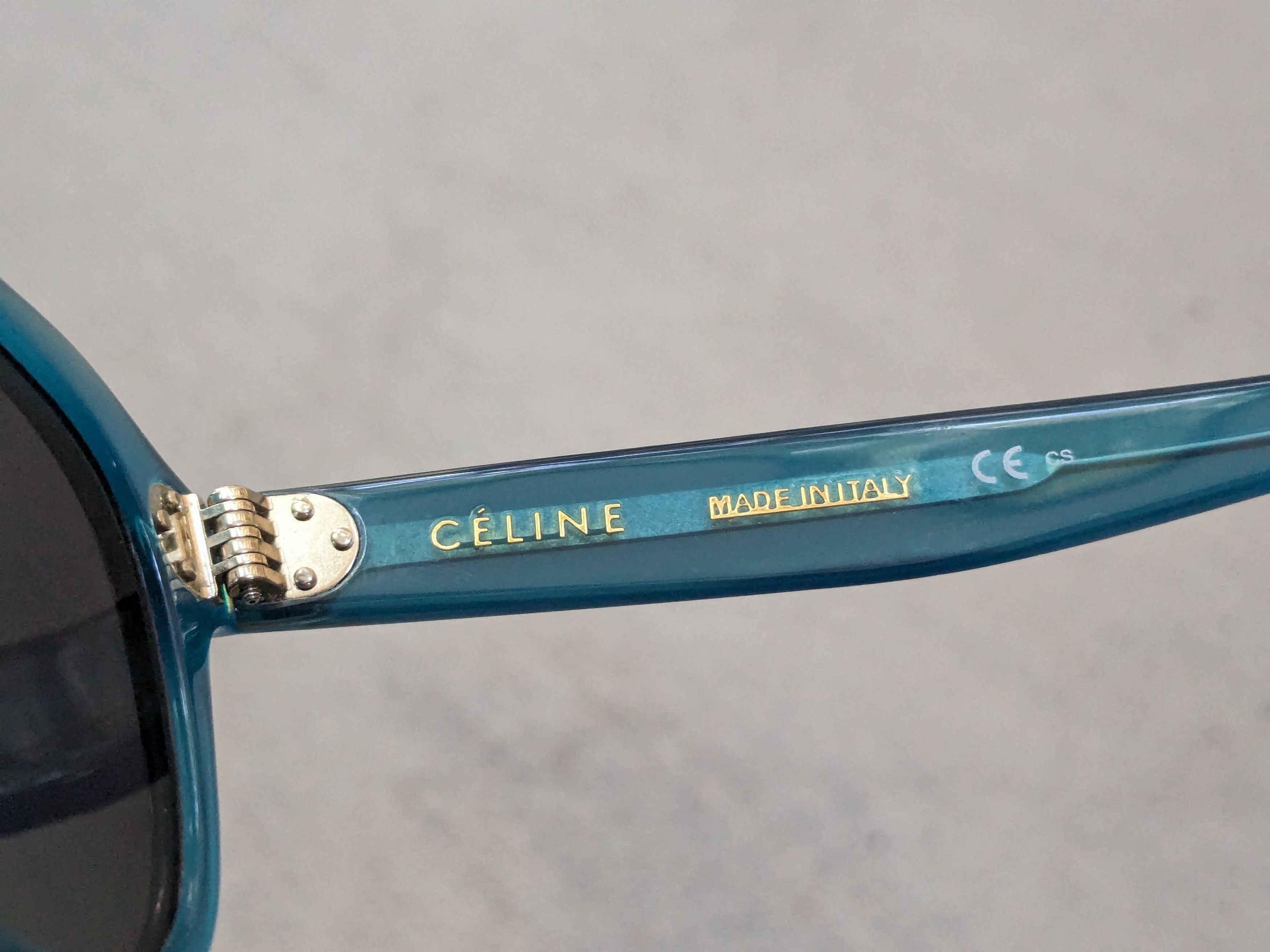 Celine Celine Sunglasses CL41457 Blue Round Size ONE SIZE - 5 Thumbnail
