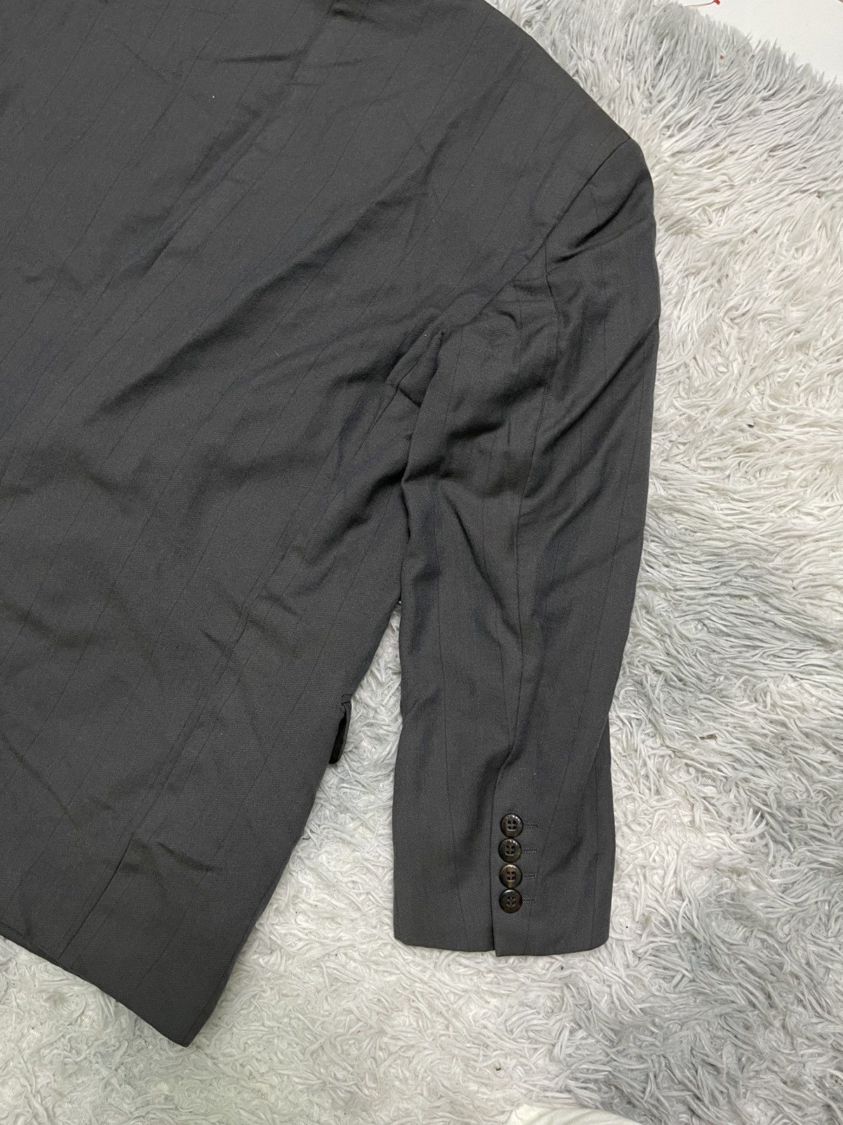 Givenchy × Vintage 90s GIVENCHY BLAZZER STRIPES 100% CASHMERE RARE Size 48S - 13 Thumbnail