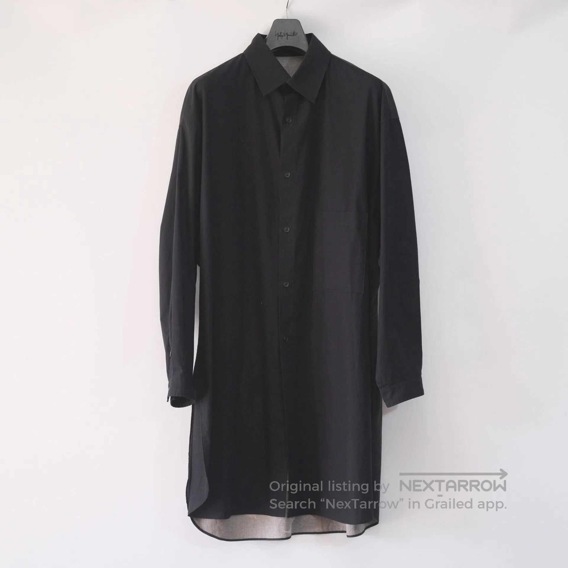 Yohji Yamamoto Yohji Yamamoto Black Cradle Shirt. Size S / US 4 / IT 40 - 4 Thumbnail