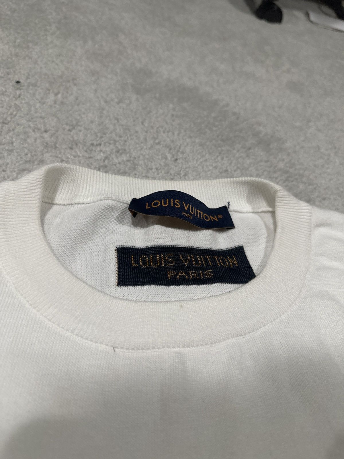 Louis Vuitton Louis Vuitton Short Sleeve Cotton Crewneck LVM Size US XXL / EU 58 / 5 - 3 Thumbnail