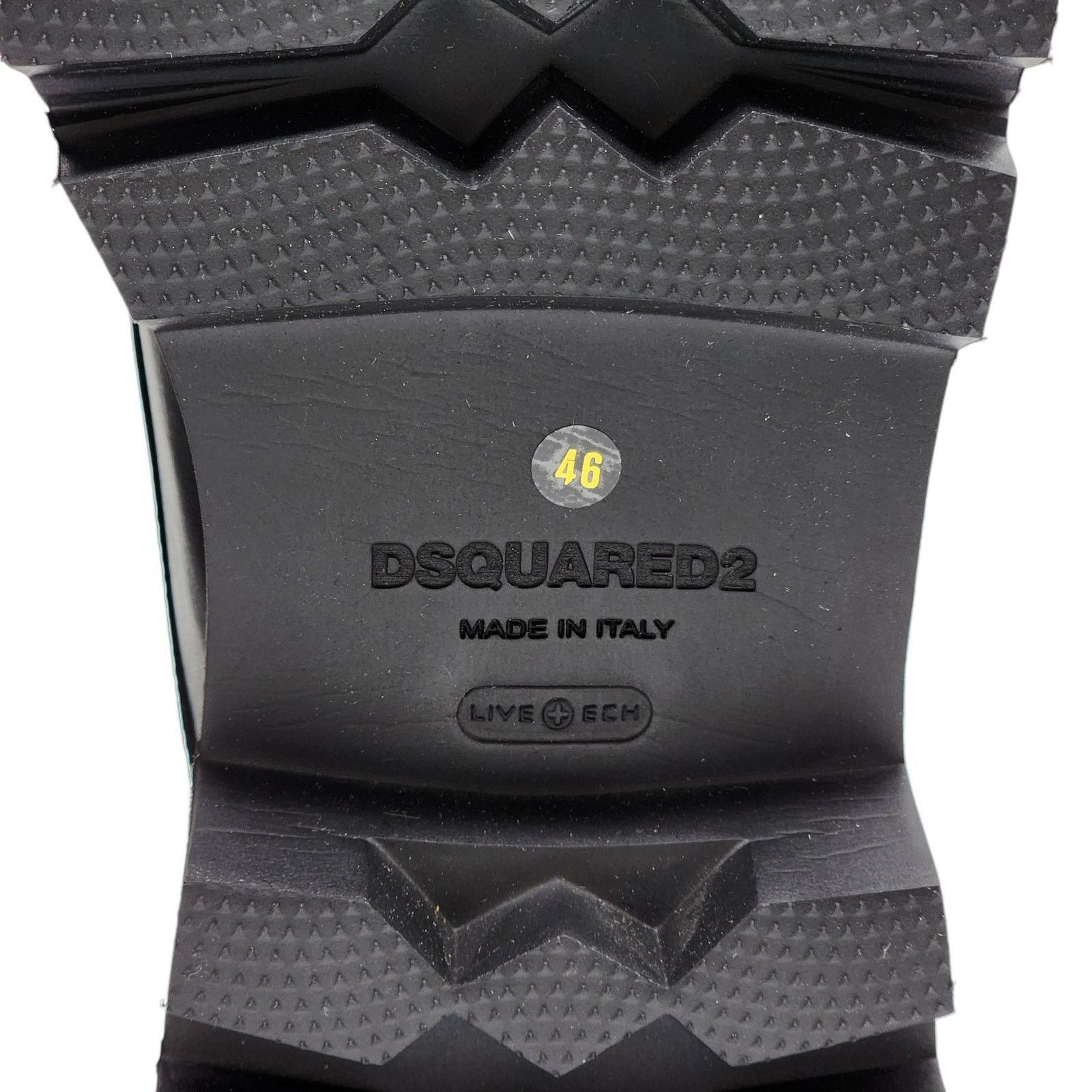 Dsquared2 Logo Combat Boots - Leather - Black 46 13US $1290 Size US 13 / EU 46 - 8 Thumbnail
