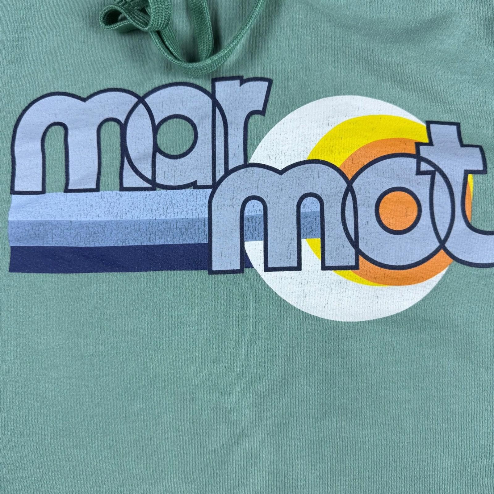 Marmot Marmot Graphic Logo Hoodie Sage Green Pullover M Size US M / EU 48-50 / 2 - 2 Thumbnail