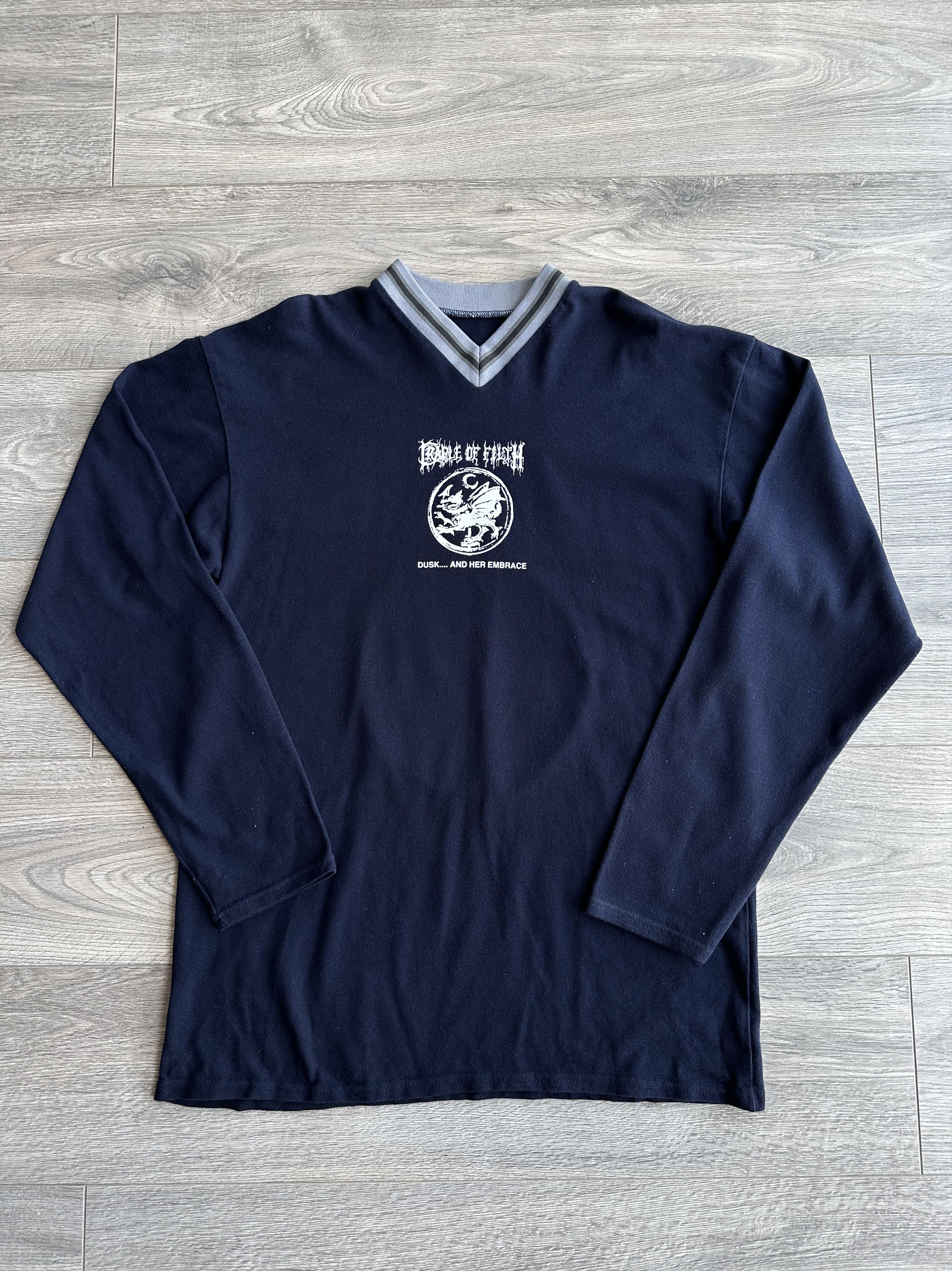 Band Tees × Vintage Cradle of Filth Dusk and Her Embrace Vintage Long Sleeve Size US XL / EU 56 / 4 - 3 Thumbnail