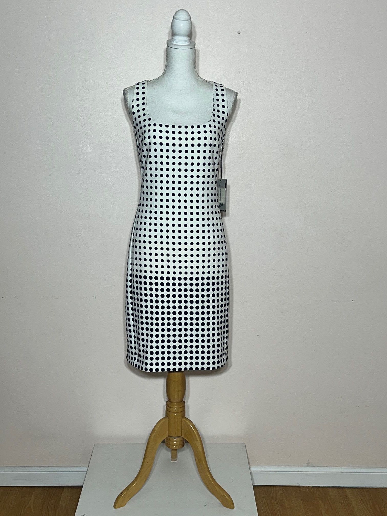 Karl Lagerfeld Karl Lagerfeld Polka Dot Crepe Cocktail Dress Size 12 Size XL / US 12-14 / IT 48-50 - 1 Thumbnail