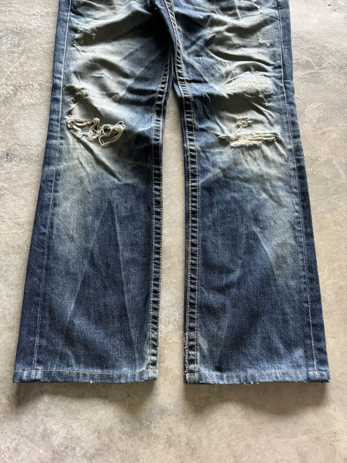 Hysteric Glamour × If Six Was Nine y2k distressed rusty lolita japanese denim Size US 33 - 15 Thumbnail
