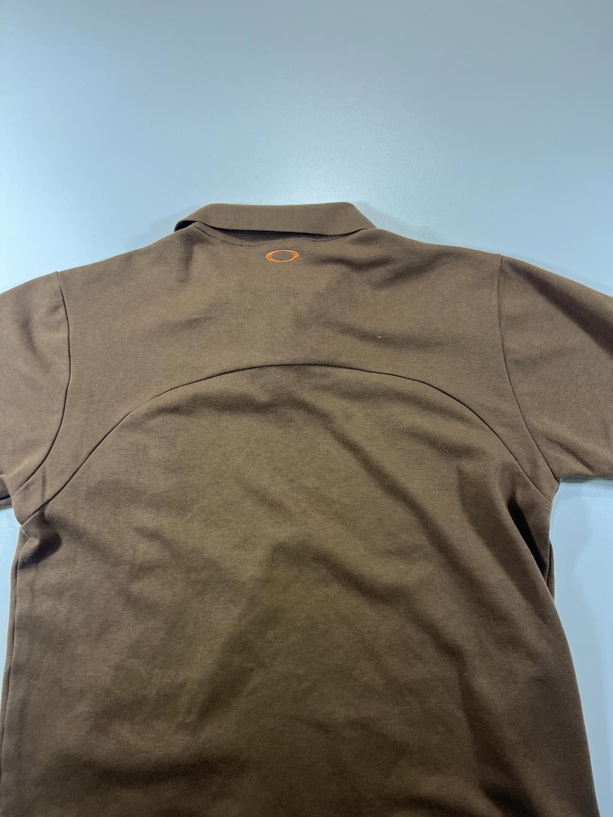 Oakley Oakley Men's Brown Quarter Zip Polo Shirt Size US L / EU 52-54 / 3 - 9 Thumbnail