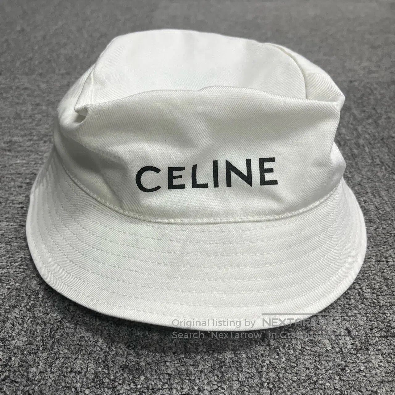 Celine CELINE sizeL Leisure logo-printed cotton fisherman's hat| Size ONE SIZE - 1 Thumbnail