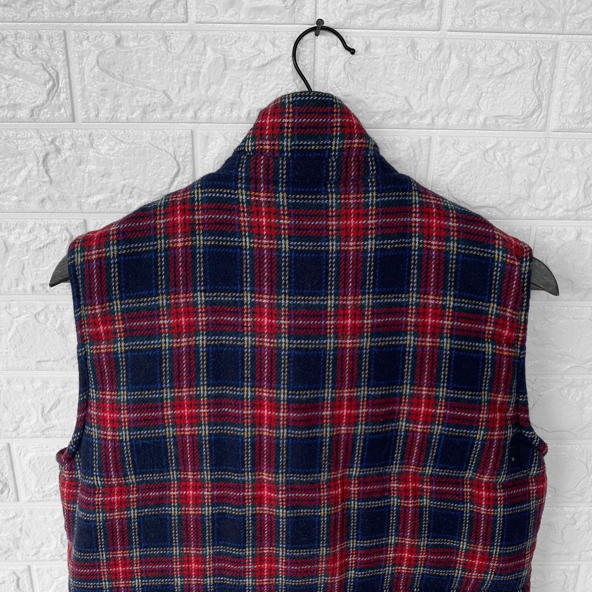 Fred Perry Fred Perry Fur Collar Plaid Checkered Vest Jacket Size US M / EU 48-50 / 2 - 5 Thumbnail