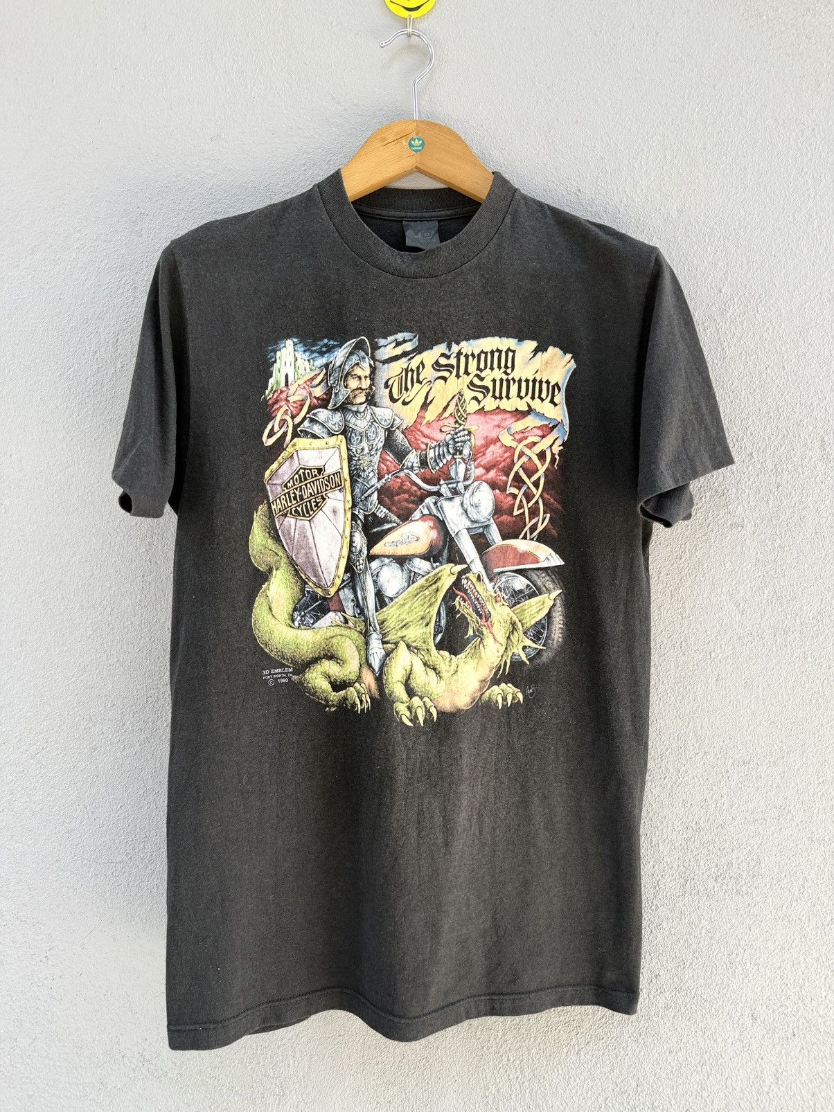 Harley Davidson Vintage 3D Harley Davidson The Strong Survive Faded Tee Size US L / EU 52-54 / 3 - 1 Thumbnail