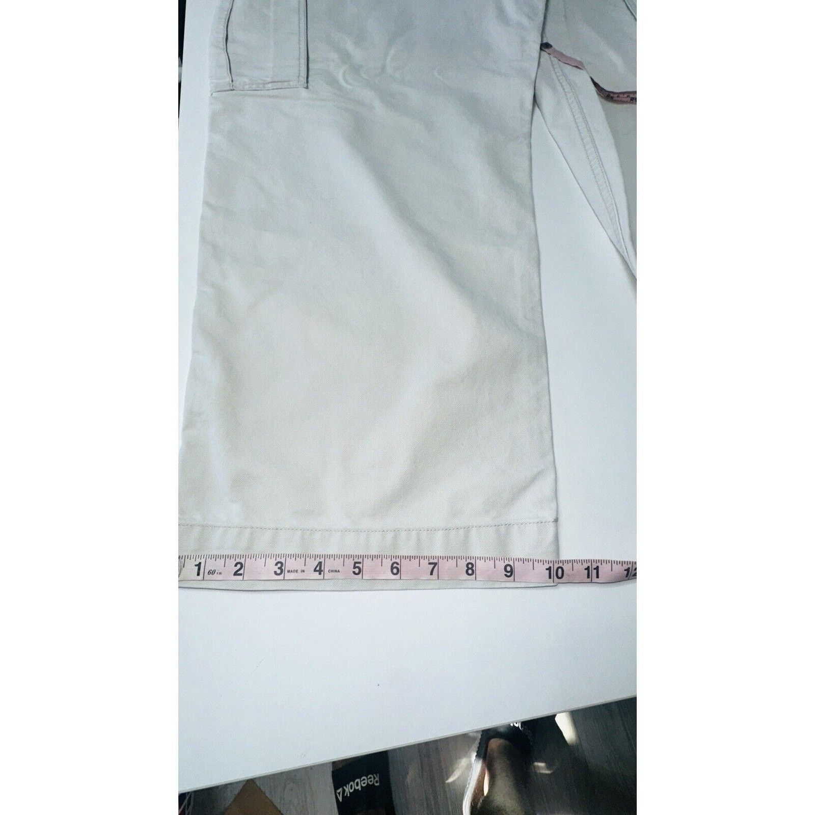 Tommy Hilfiger Vintage Wide Leg Tommy Jeans Mens Cargo Khaki Pants 38 90s Size US 38 / EU 54 - 22 Thumbnail