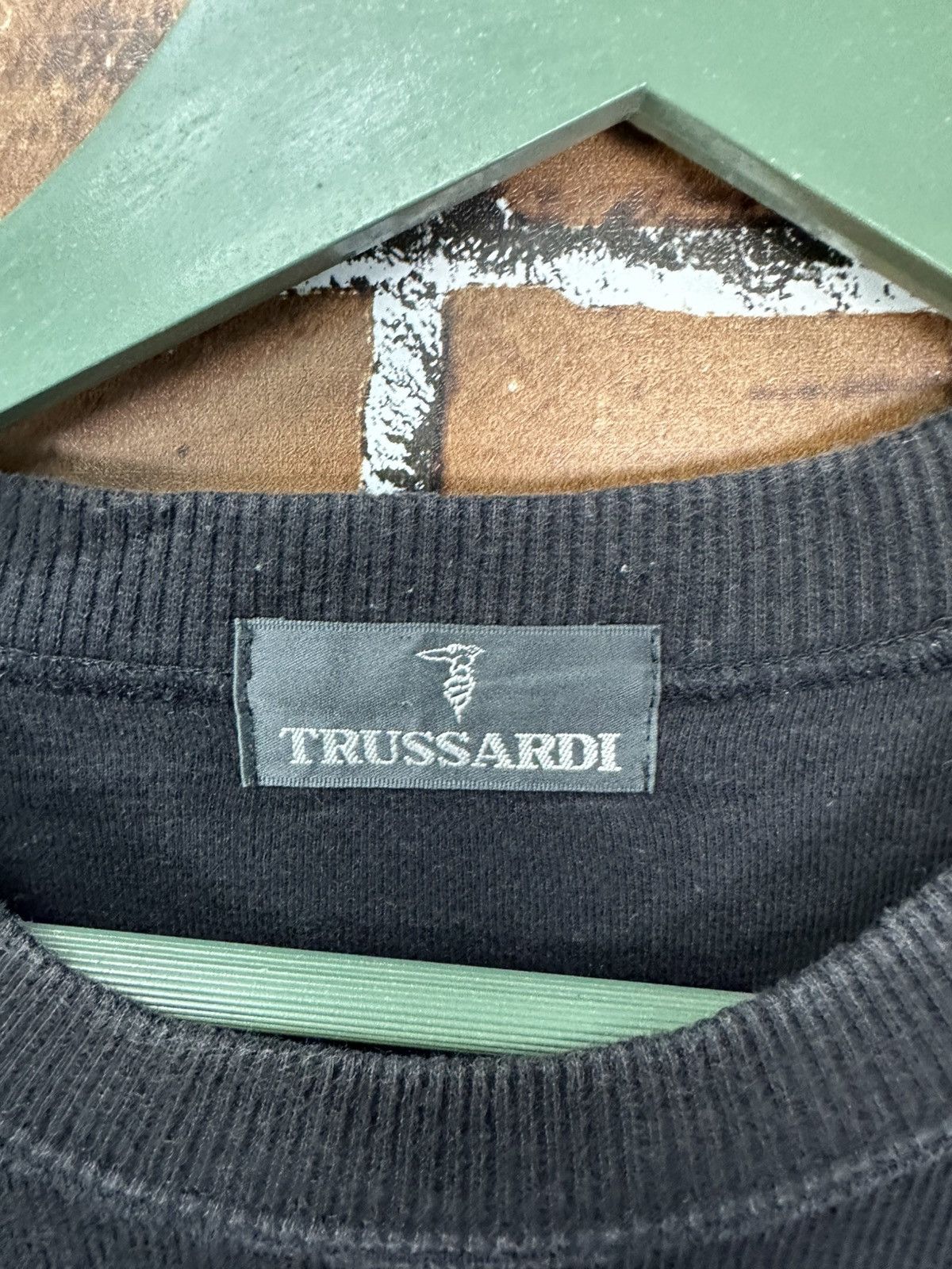 Trussardi Vintage Trussardi Jeans Liberty Logo Baggy Crewneck Z462 Size US L / EU 52-54 / 3 - 9 Thumbnail