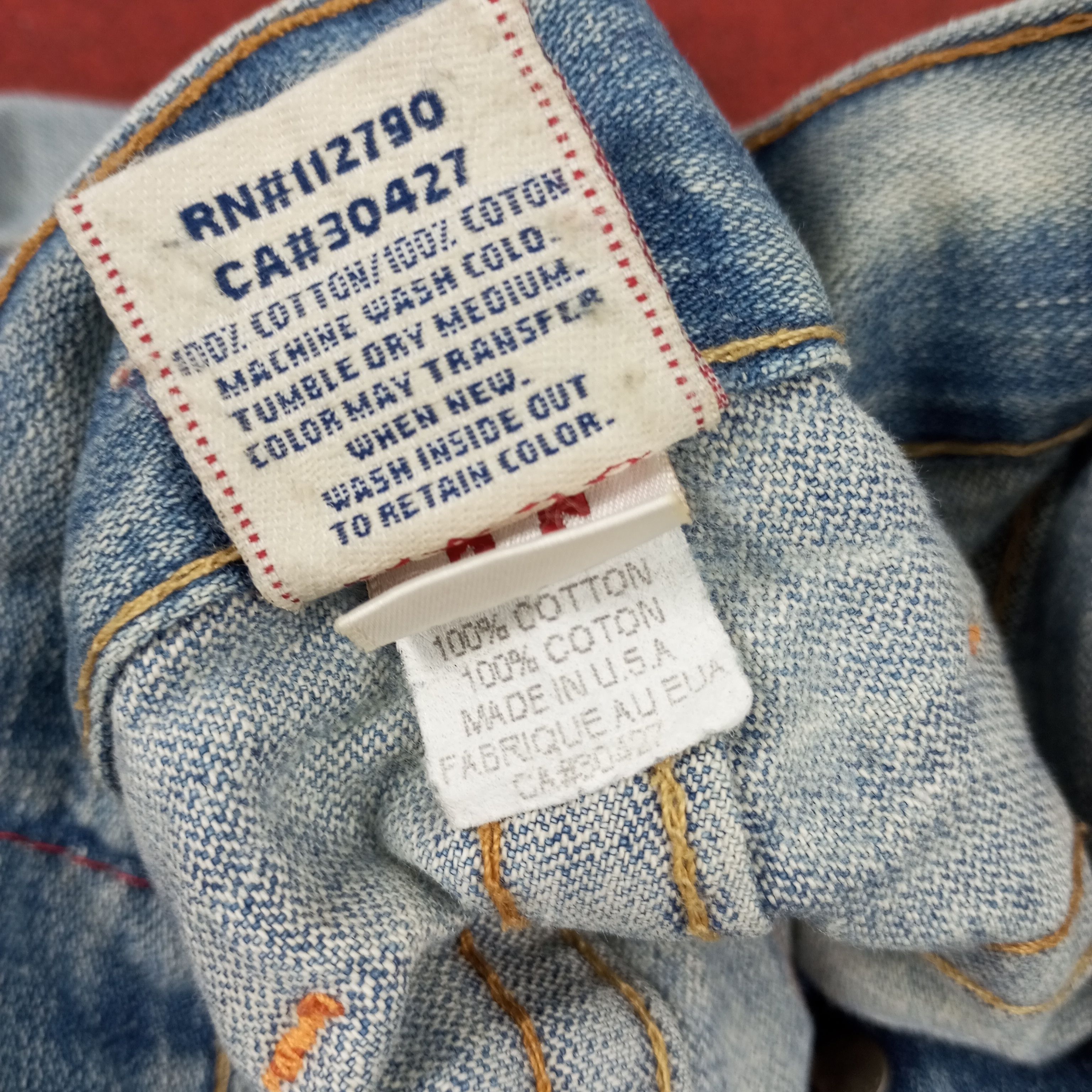 True Religion × Vintage True Religion World Tour Fashion Style Jeans Size US 33 - 15 Thumbnail