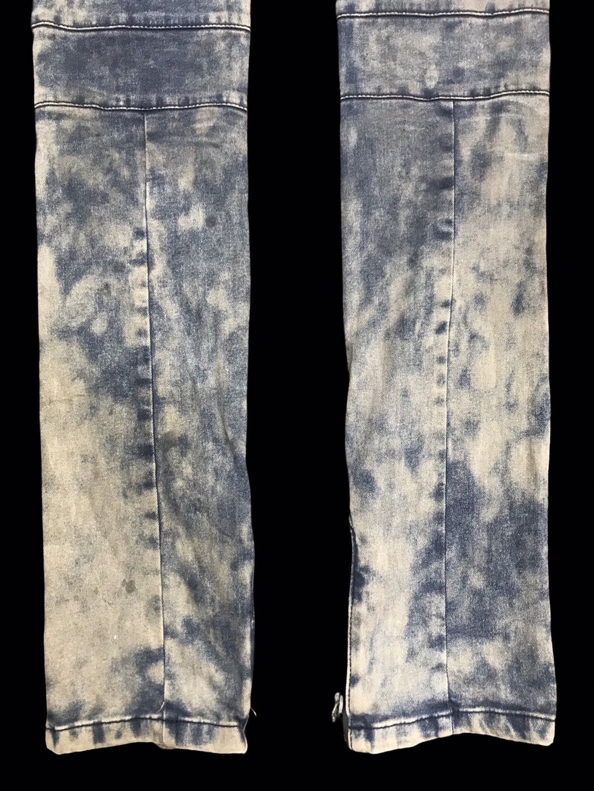 Japanese Brand × NO ID 💥ARCHIVAL💥NO ID ACID WASH BIKER PANT F172 Size US 32 / EU 48 - 18 Thumbnail