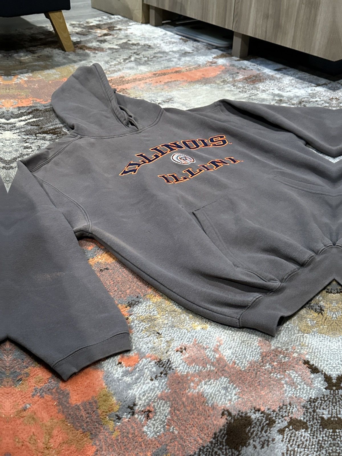 Nike × Vintage Vintage Illinois Illini Sweater Size US XL / EU 56 / 4 - 2 Thumbnail