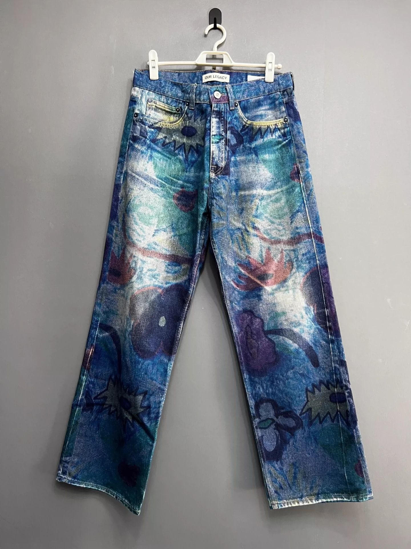 Our Legacy Our legacy Graffiti washed jeans Size US 30 / EU 46 - 1 Thumbnail