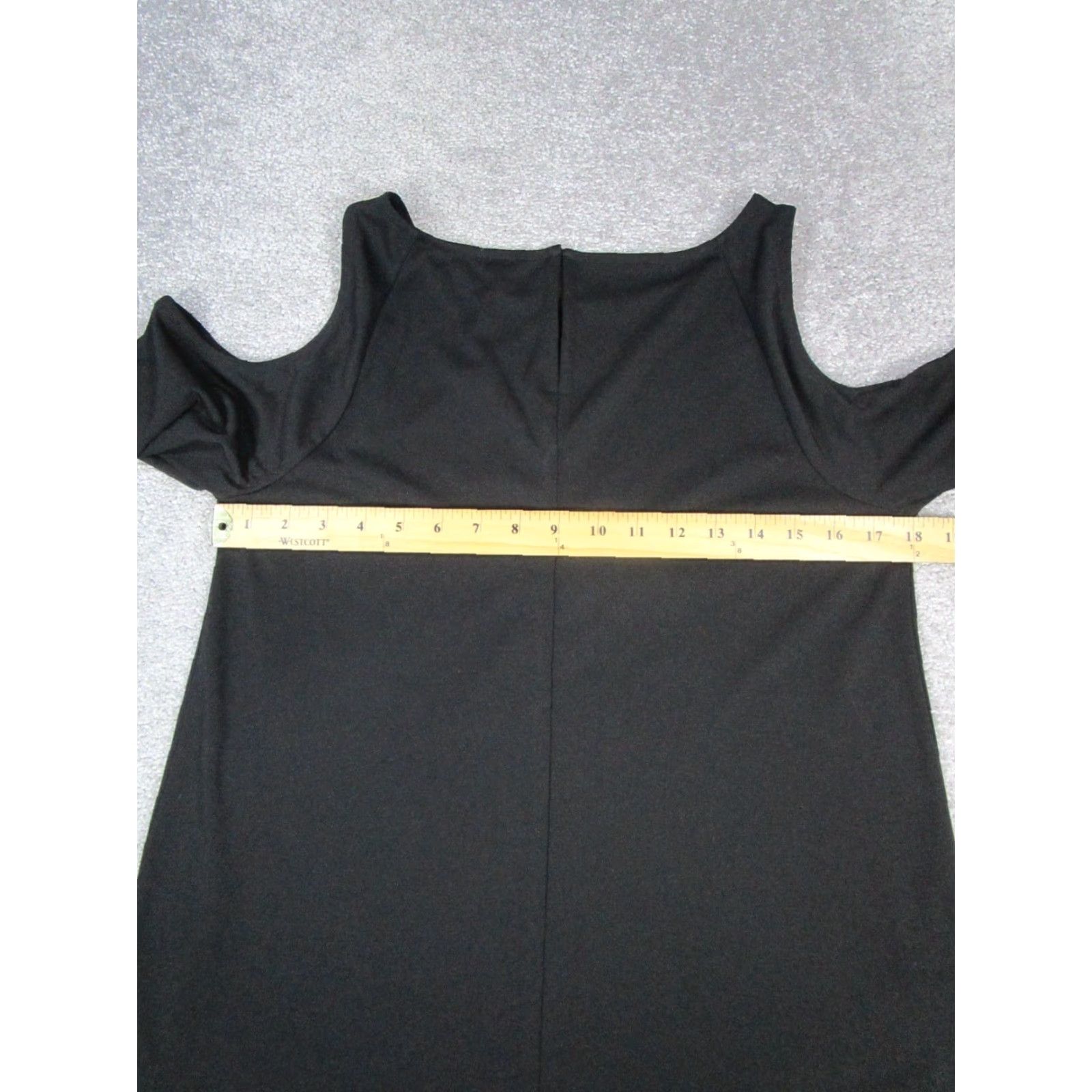 Ann Taylor VINTAGE Ann Taylor Top Womens Small Black Cold Shoulder Blouse New Size S / US 4 / IT 40 - 6 Thumbnail
