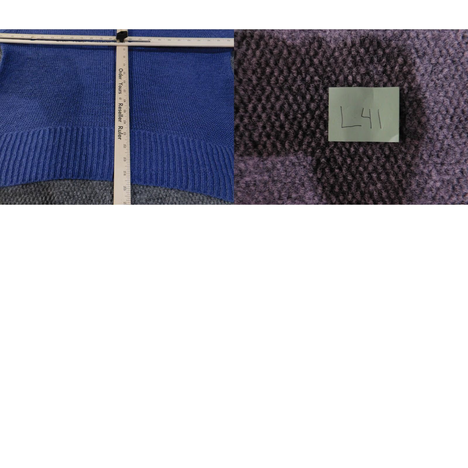 Coldwater Creek Coldwater Creek Sweater Womens Large Blue V-Neck 3/4 Sleeve Ribbed Pullover Size L / US 10 / IT 46 - 9 Thumbnail