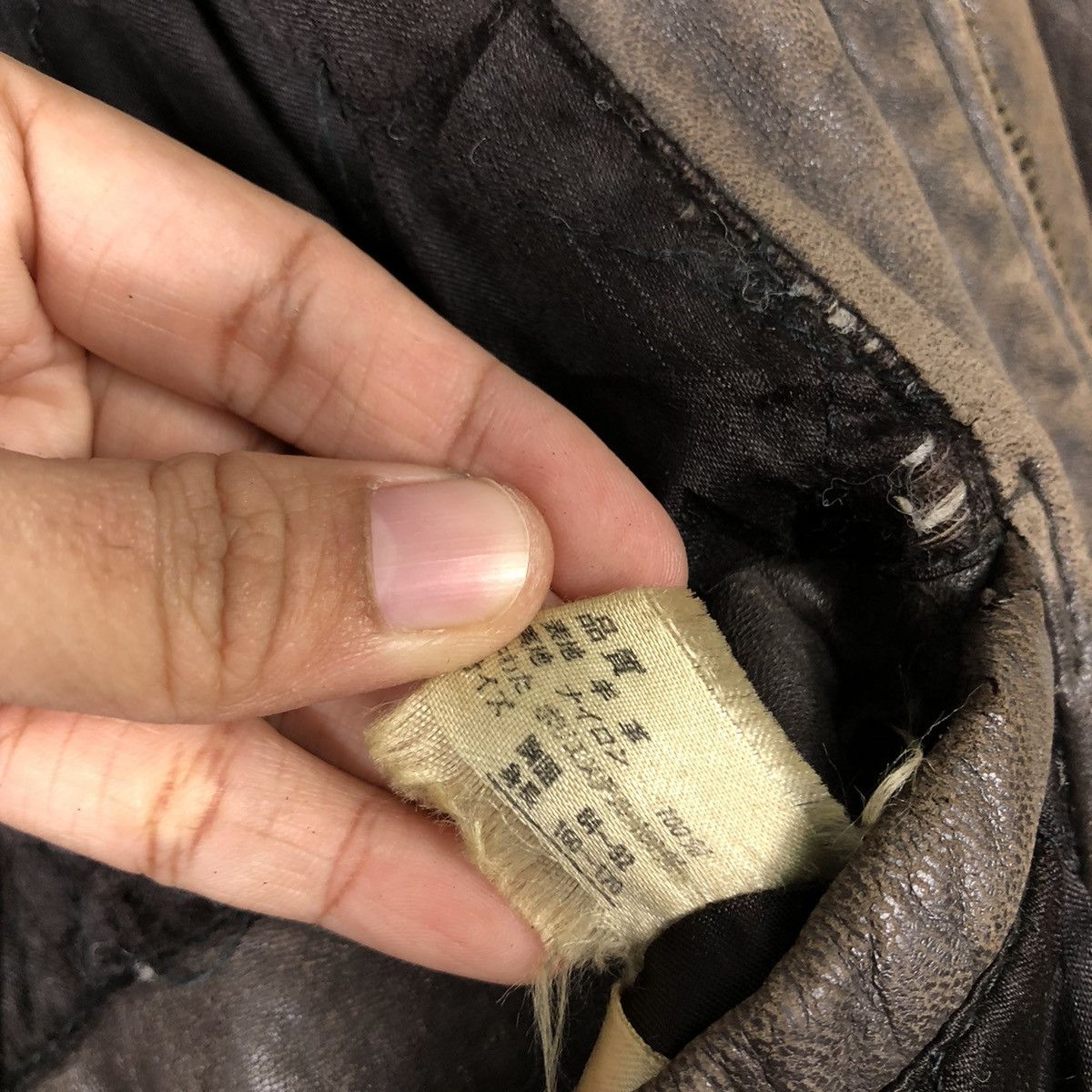 Issey Miyake 📌Vintage Biker Leather Jacket D' Homme A Homme Blanket Size US M / EU 48-50 / 2 - 21 Thumbnail