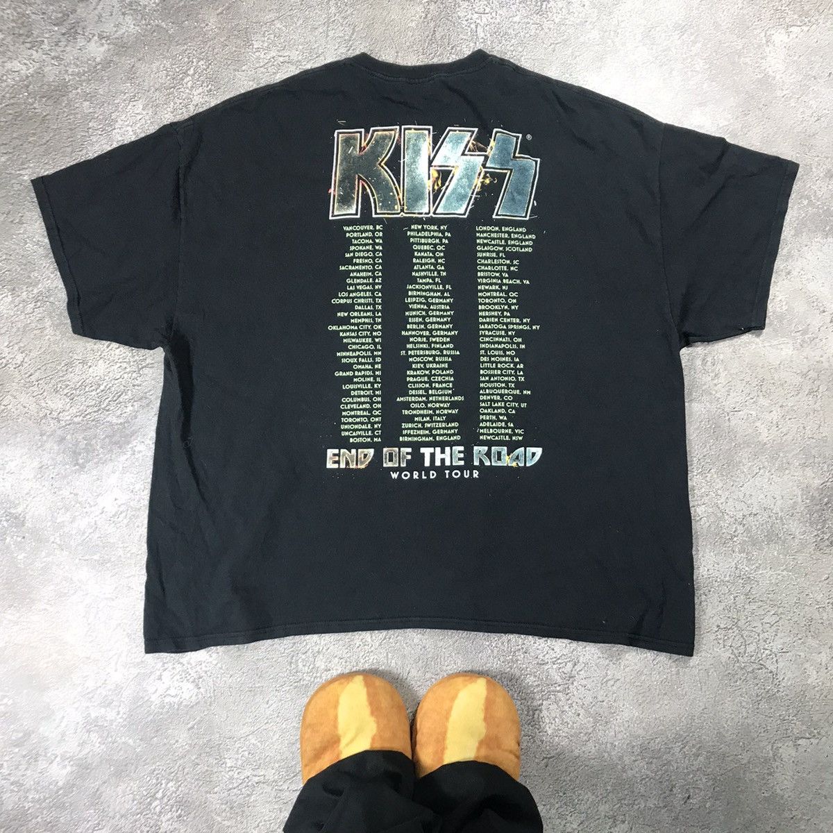 Vintage Vintage 90s Kiss Band Tee Graphic Punk Rock Grunge Slim XXL Size US XXL / EU 58 / 5 - 4 Thumbnail