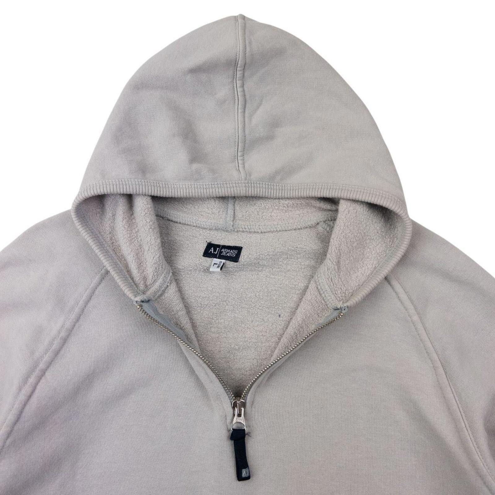 Other Vintage Armani Jeans Q Zip Hoodie Size M Size US M / EU 48-50 / 2 - 4 Thumbnail