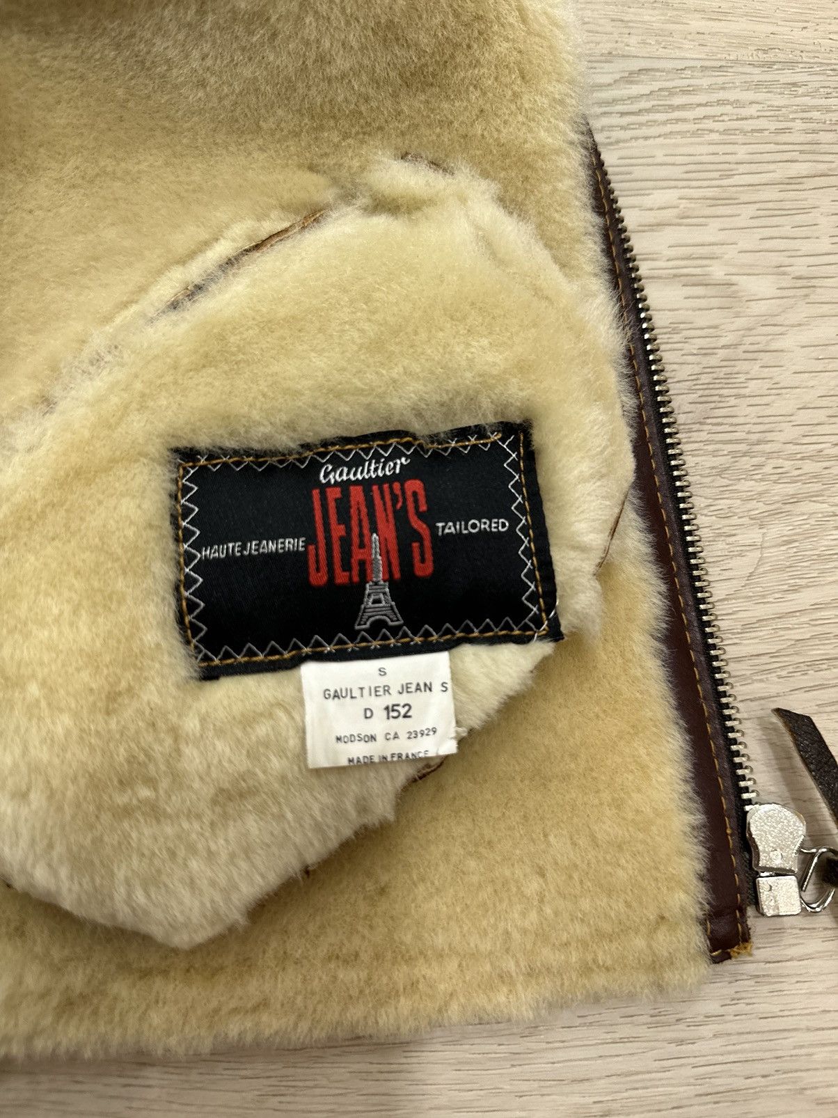Jean Paul Gaultier Vintage leather shearling vest Size S / US 4 / IT 40 - 3 Thumbnail