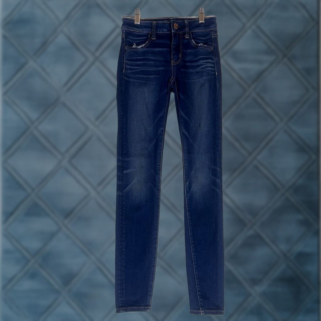 American Eagle Outfitters American Eagle Outfitters Jegging Jeans Womens 00 Reg Slim Skinny Blue Denim 29in Inseam Shoes? Size 25" / US 0 / IT 36 - 1 Thumbnail