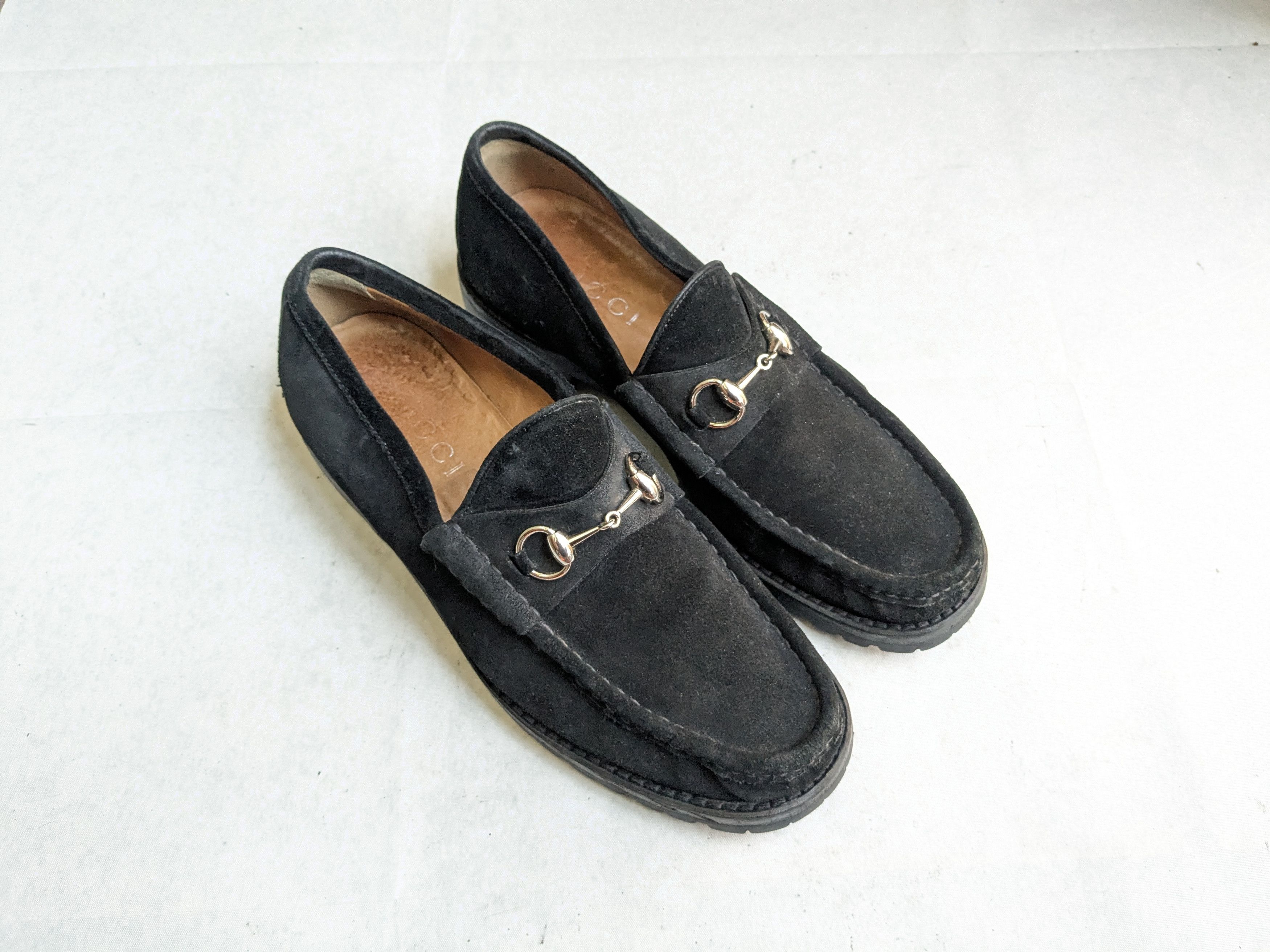 Gucci Gucci Horsebit Loafers Black Suede 9.5 Suede Leather Slip On Size US 9.5 / EU 42-43 - 1 Thumbnail