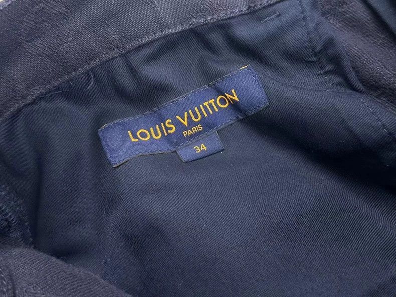 Louis Vuitton Louis Vuitton LV Presbyterian dark ink leather jeans-2507 Size US 34 / EU 50 - 8 Thumbnail