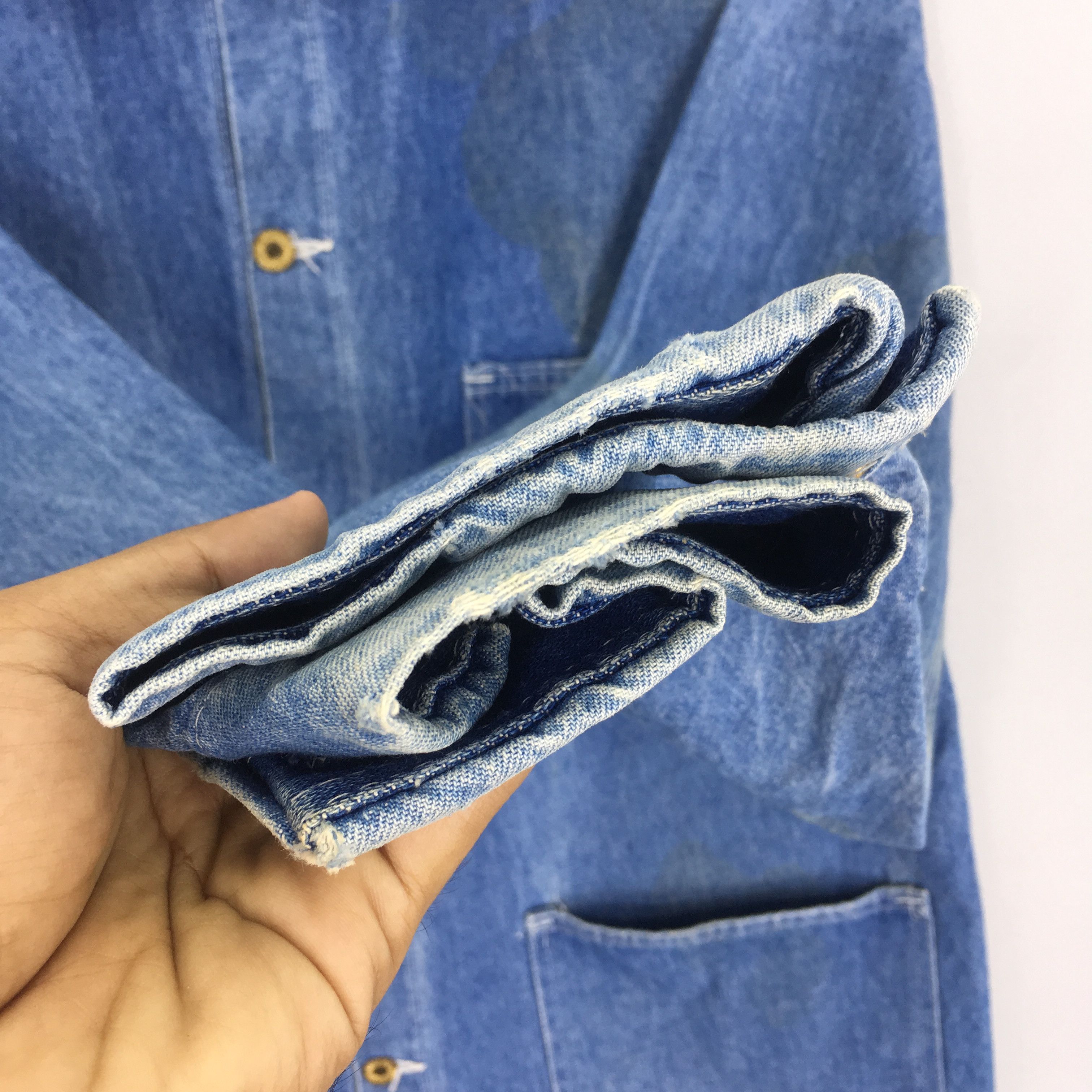 Universal Overall Chicago Vintage 90's Universal Overall Stone Cutter Usa Denim Size US L / EU 52-54 / 3 - 10 Thumbnail