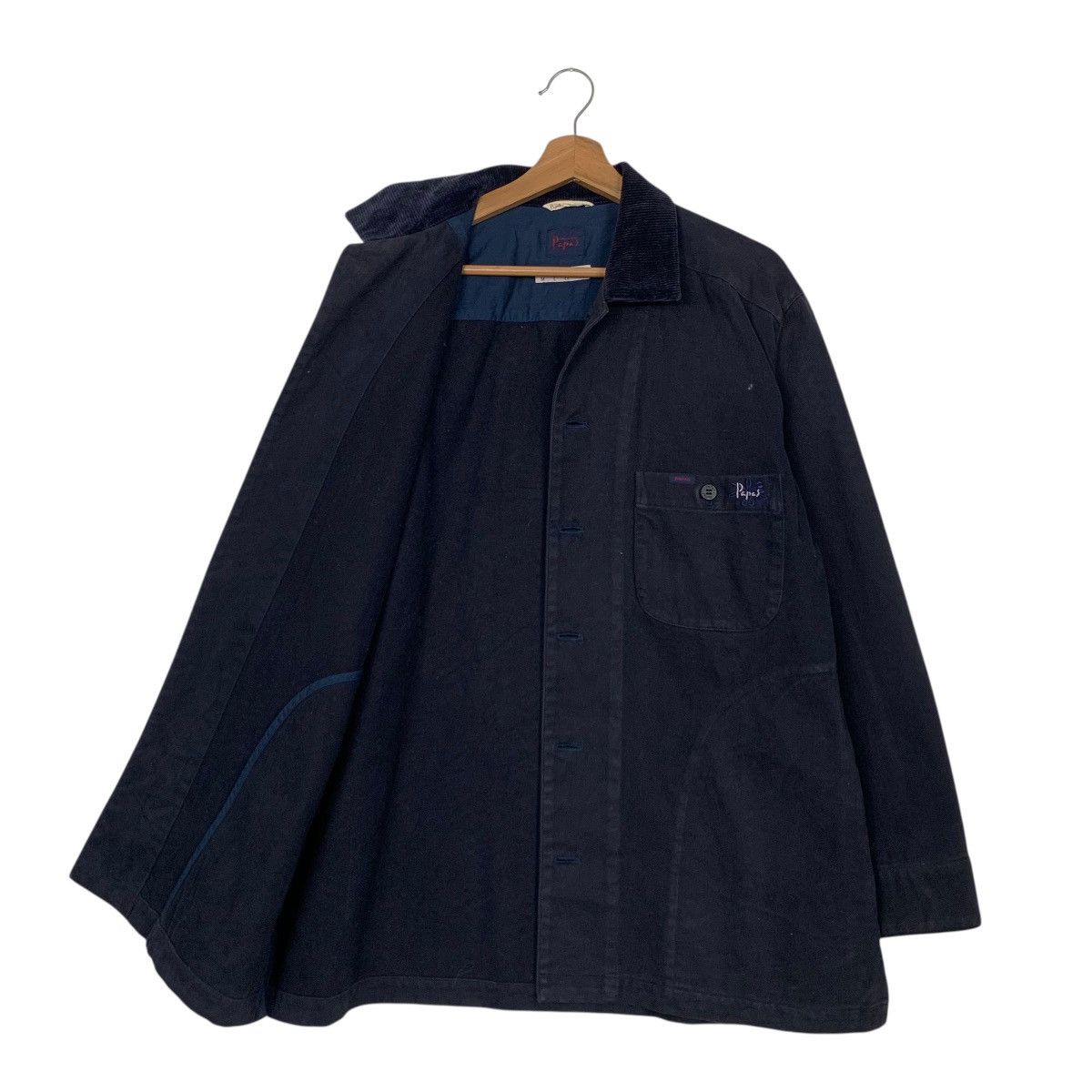 Japanese Brand PAPAS Button Casual Blue Jacket#2933-C133 Size US L / EU 52-54 / 3 - 9 Thumbnail