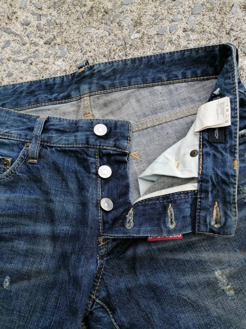 Dsquared2 Dsquared2 Distressed Denim Jeans Size US 31 - 4 Thumbnail