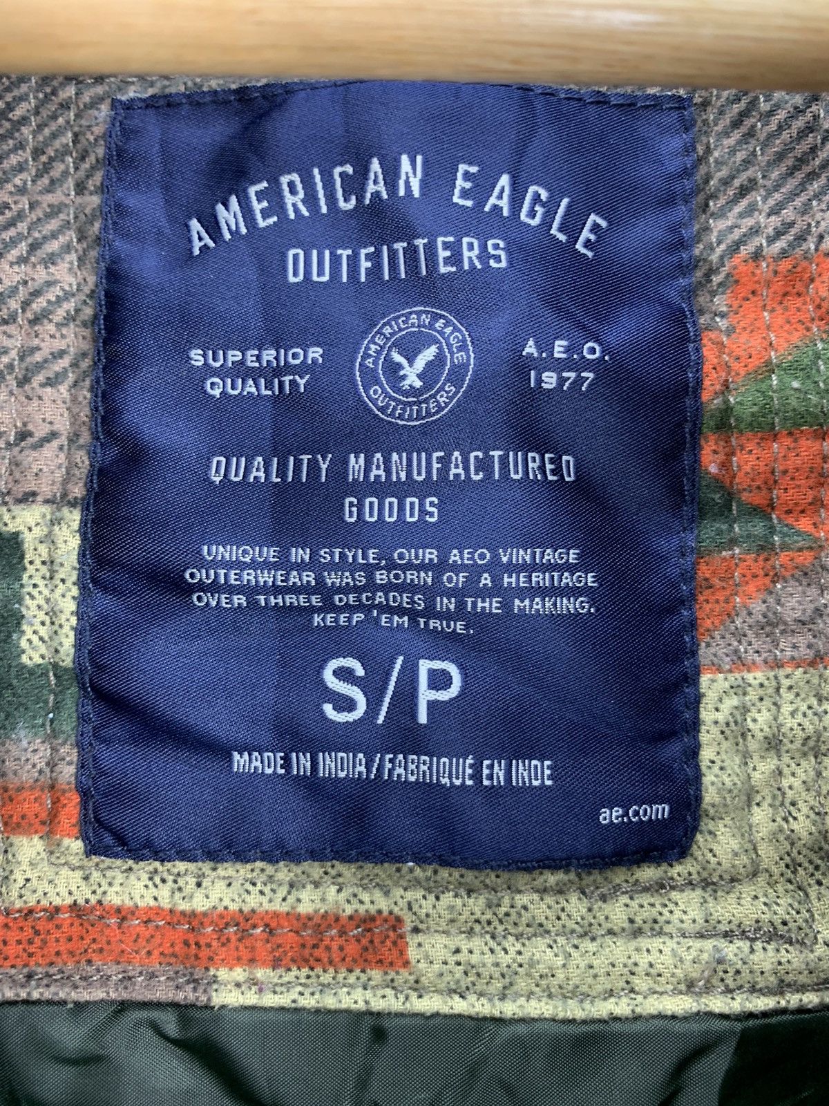 American Eagle Outfitters Navajo Button Up Flannel Jacket Size US L / EU 52-54 / 3 - 15 Thumbnail