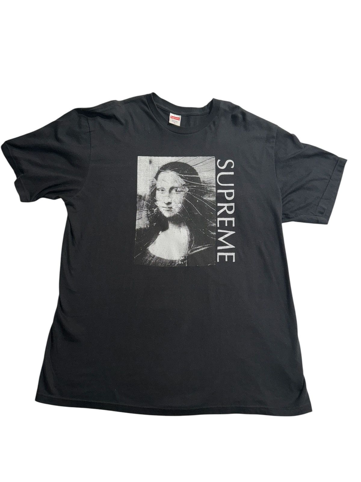 Supreme high quality Mona Lisa Tee Black Size Large