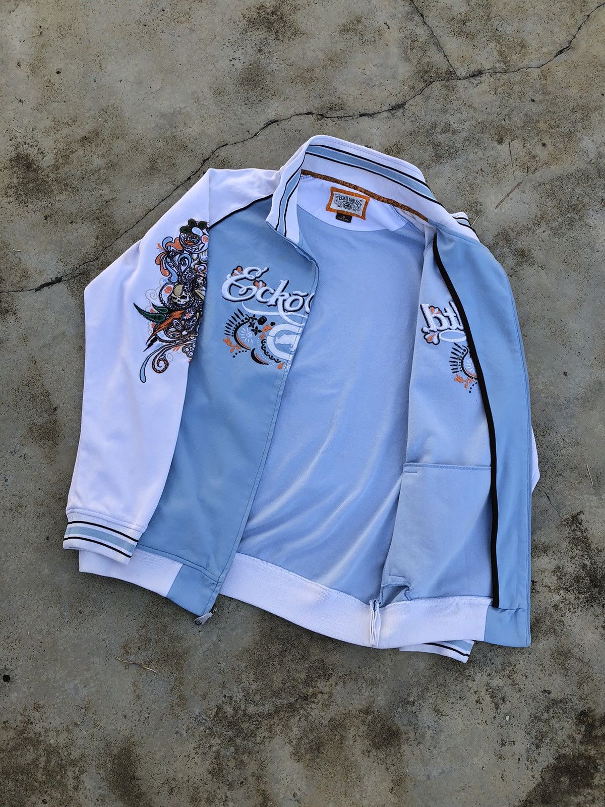 Ecko Unltd. Vintage Ecko Unltd Sexy Women Skull Ed Hardy Like Jacket Size US XXL / EU 58 / 5 - 14 Thumbnail