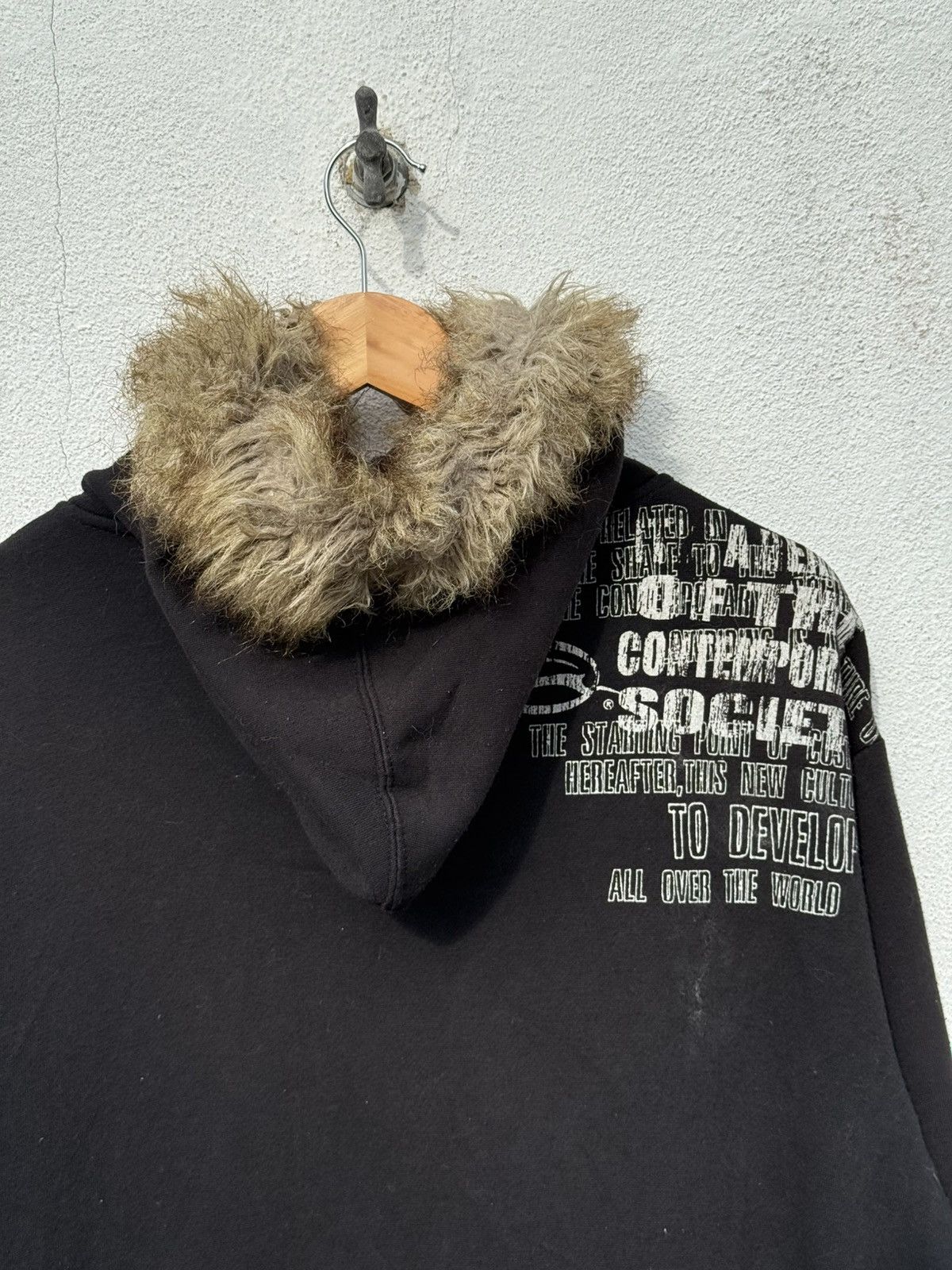 If Six Was Nine 2000s Archival Impala Fur Hoodie ifsixwasnine lgb style Size US L / EU 52-54 / 3 - 8 Thumbnail