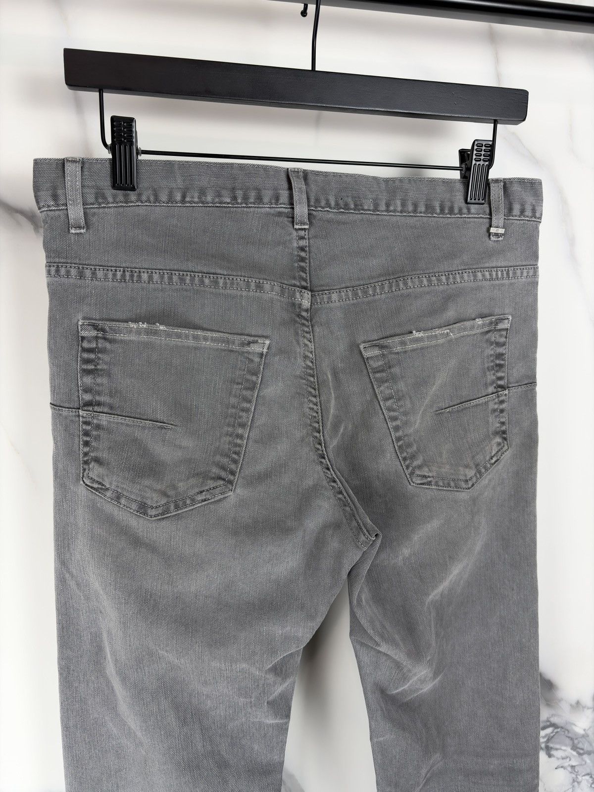 Dior SS11 Dior Homme Faded Distressed Gray Denim Jeans KVA Size US 29 - 4 Thumbnail