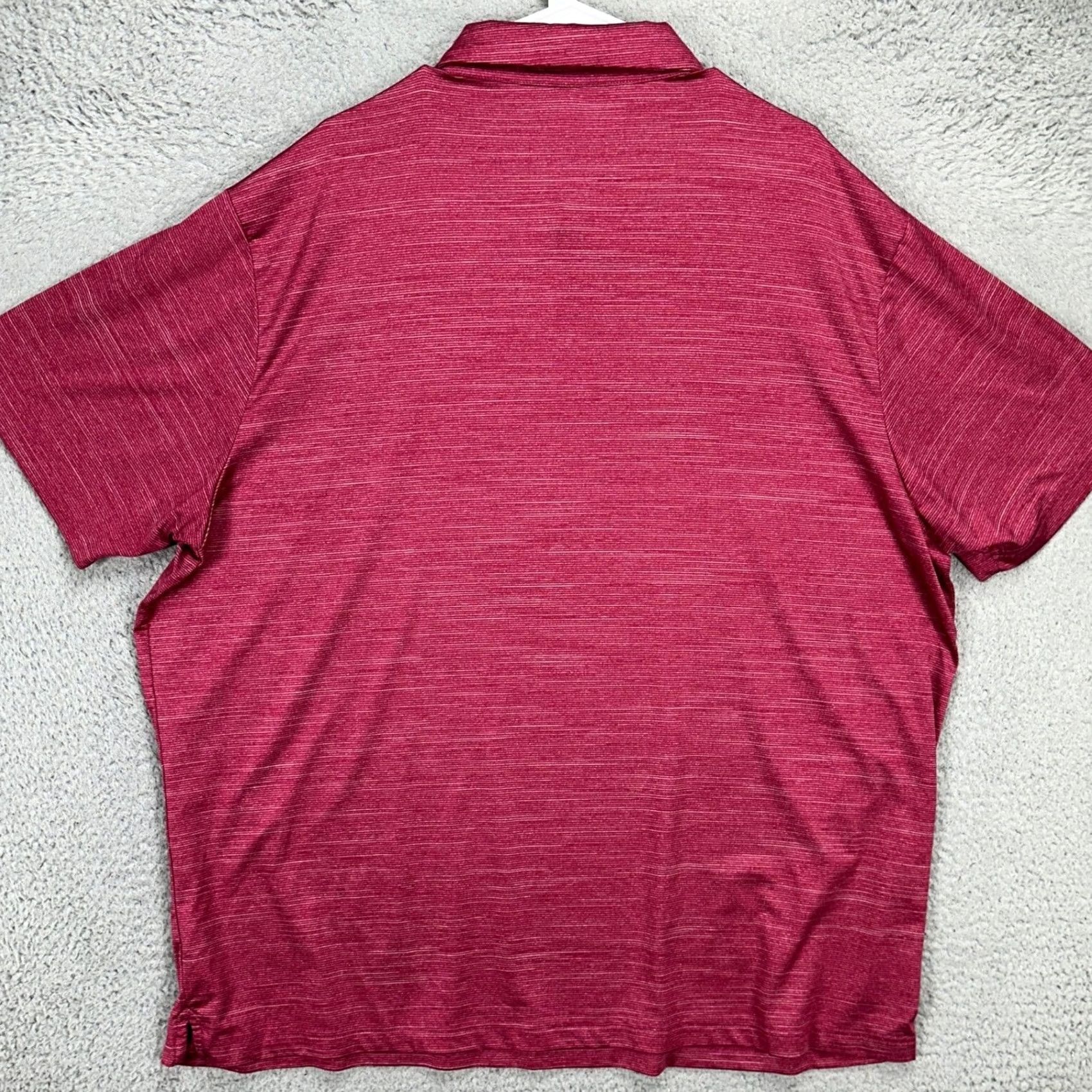 Vintage Three Sixty Six Mens Polo Shirt 3XL Magenta Stretch Logo Rugby Short Sleeve Golf Polo Adult Short Sleeve Mens Shirt Size US XXL / EU 58 / 5 - 3 Thumbnail