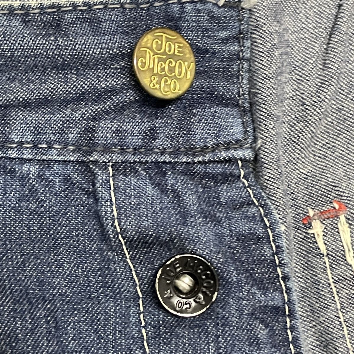 The Real McCoy's ‼️LASTDROP‼️ Joe Mccoy The Real Mccoy’s Ironall Denim Jeans Size US 32 / EU 48 - 21 Thumbnail