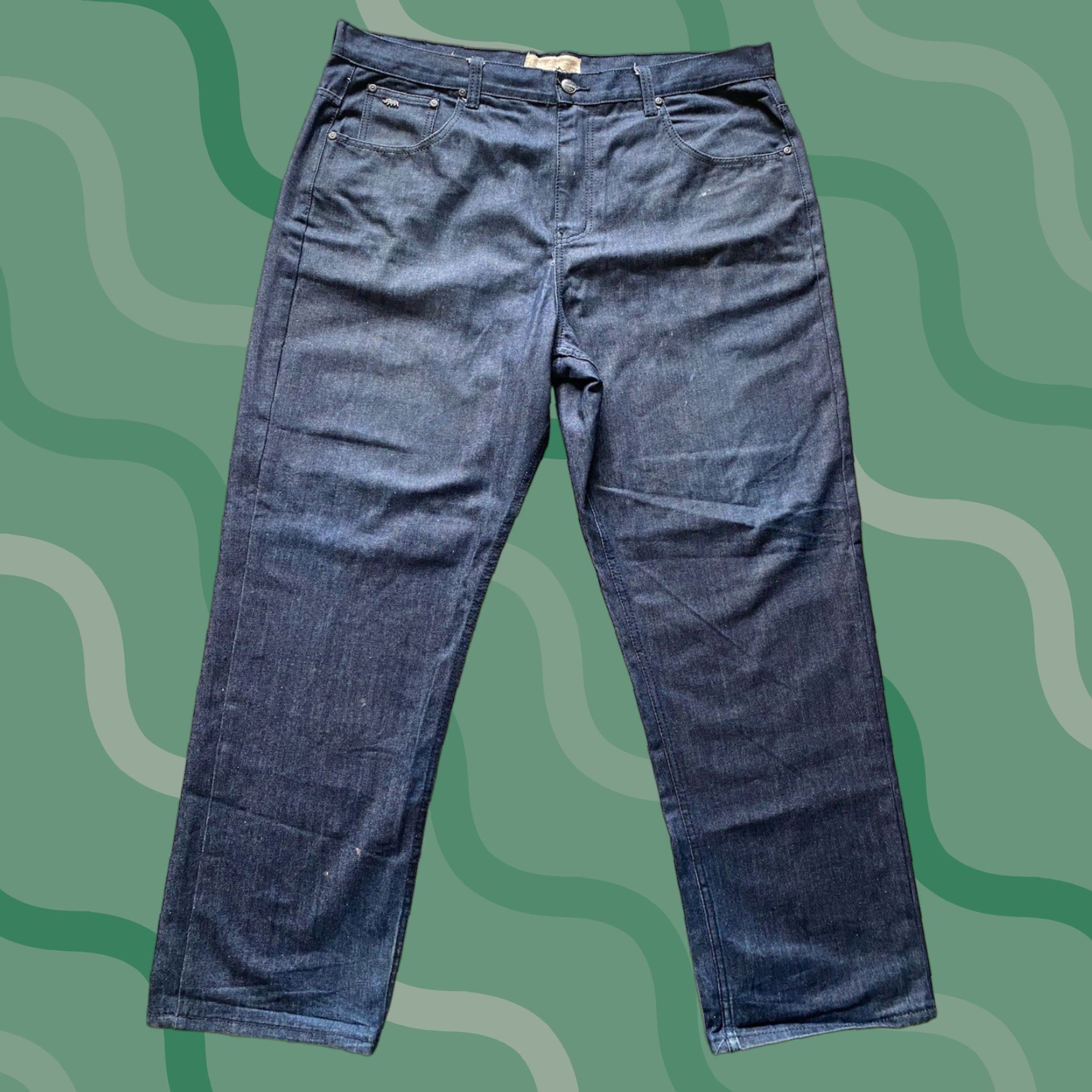 Ecko Unltd. VINTAGE Ecko Unltd. Jeans Pants Dark Blue Relaxed Fit 44B 1972 5-Pocket Denim VTG Mens Size US 44 / EU 60 - 1 Thumbnail